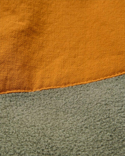 Sierrascape Men's Recycled Polartec® Fleece Hoodie - Dusty Olive - Flatlay