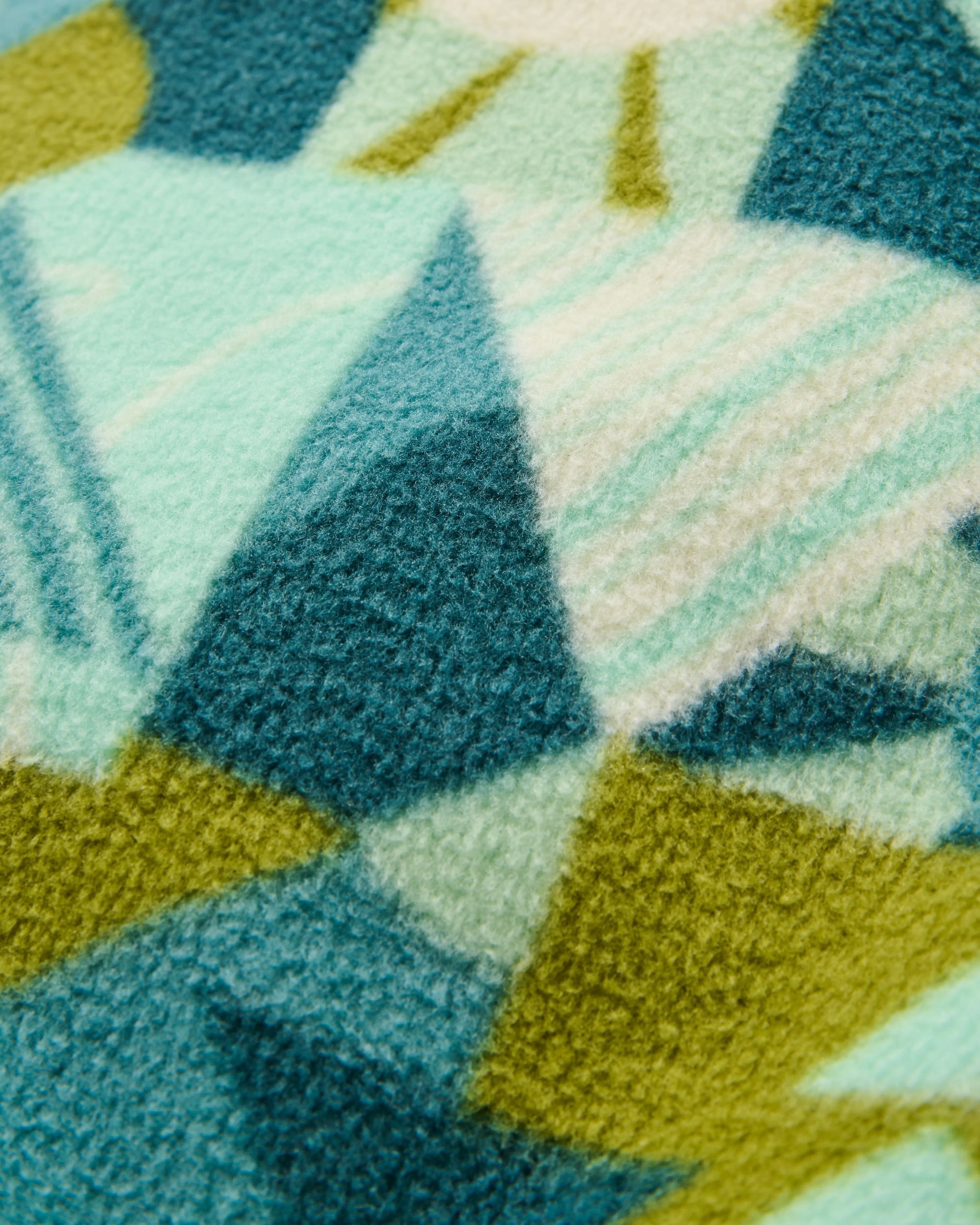 Ace Recycled Polar Fleece Joggers - Sun Patch Aquamarine - Flatlay