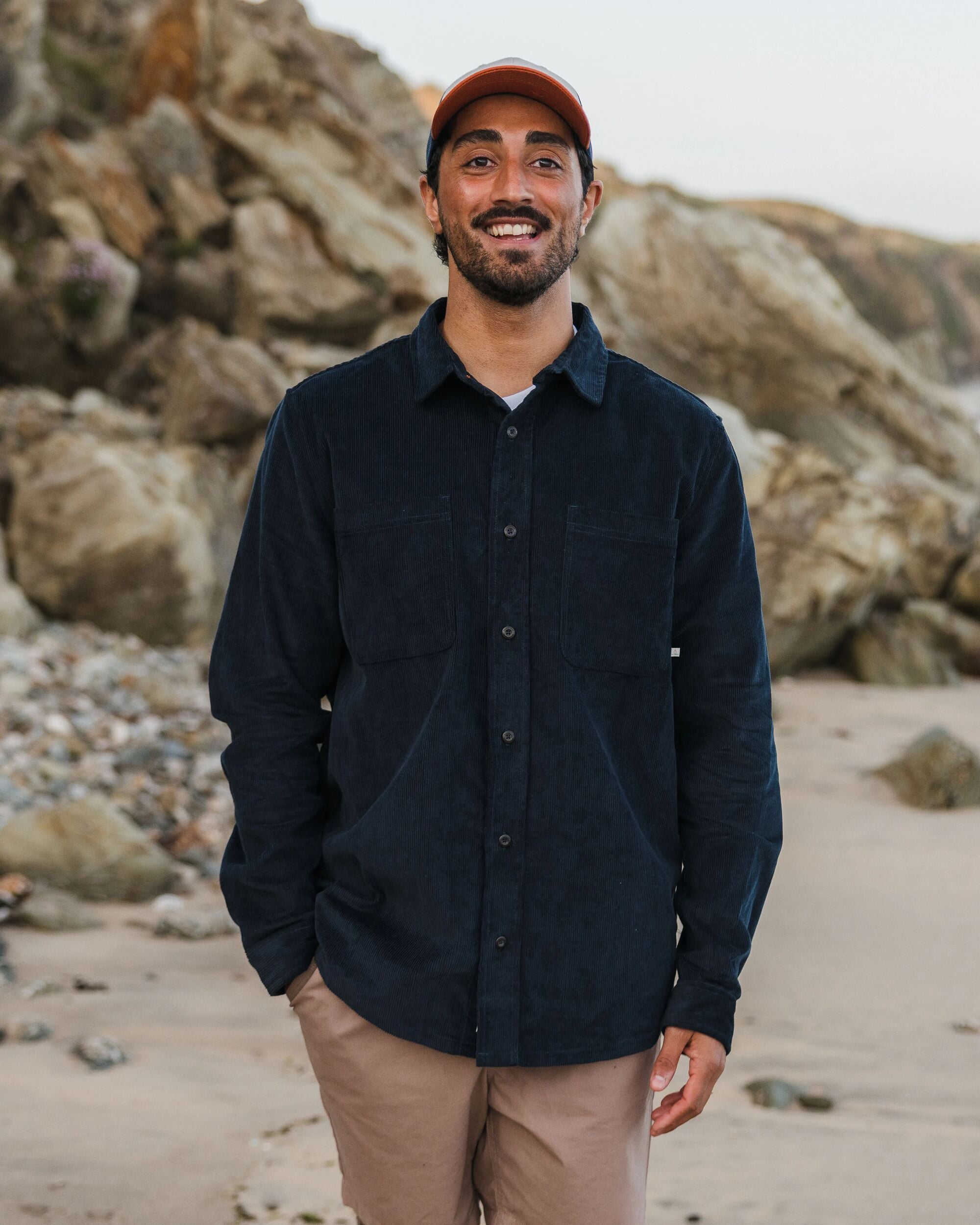 Backcountry Cord Shirt - Deep Navy - Lifestyle