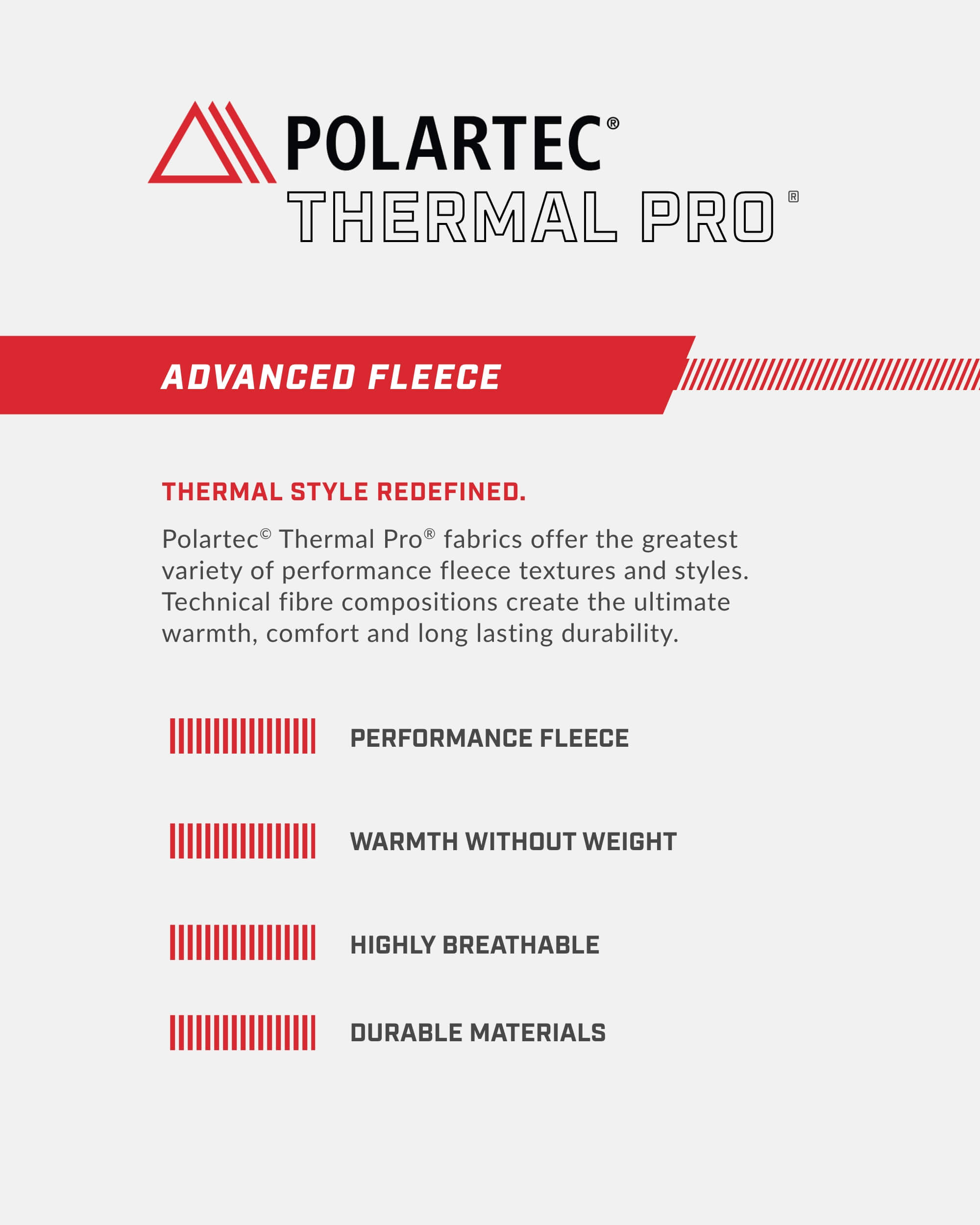 Crest Recycled Polartec® Fleece Hoodie - Red Ochre - 