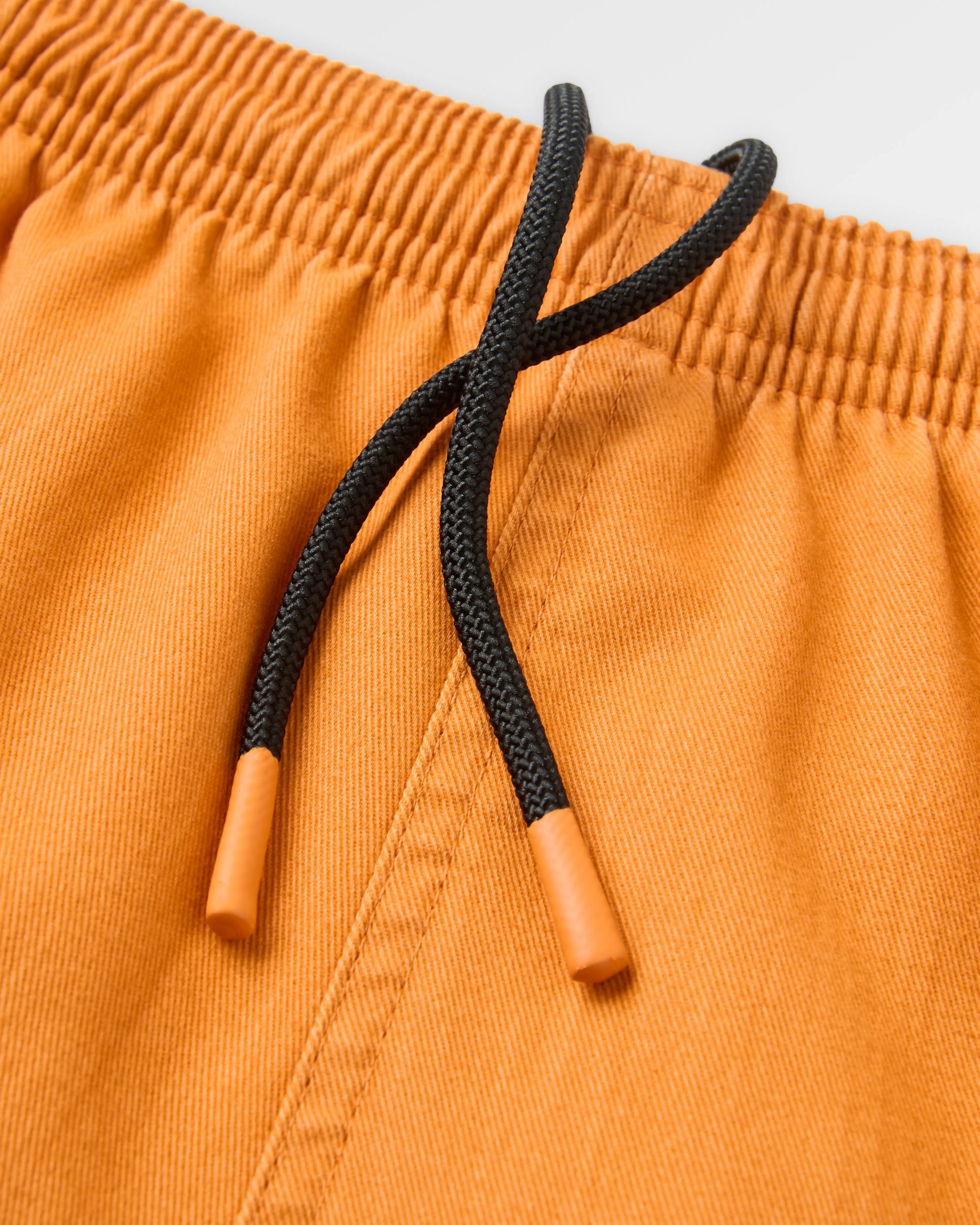 Flaris Cotton Short - Sunrise Orange - Flatlay