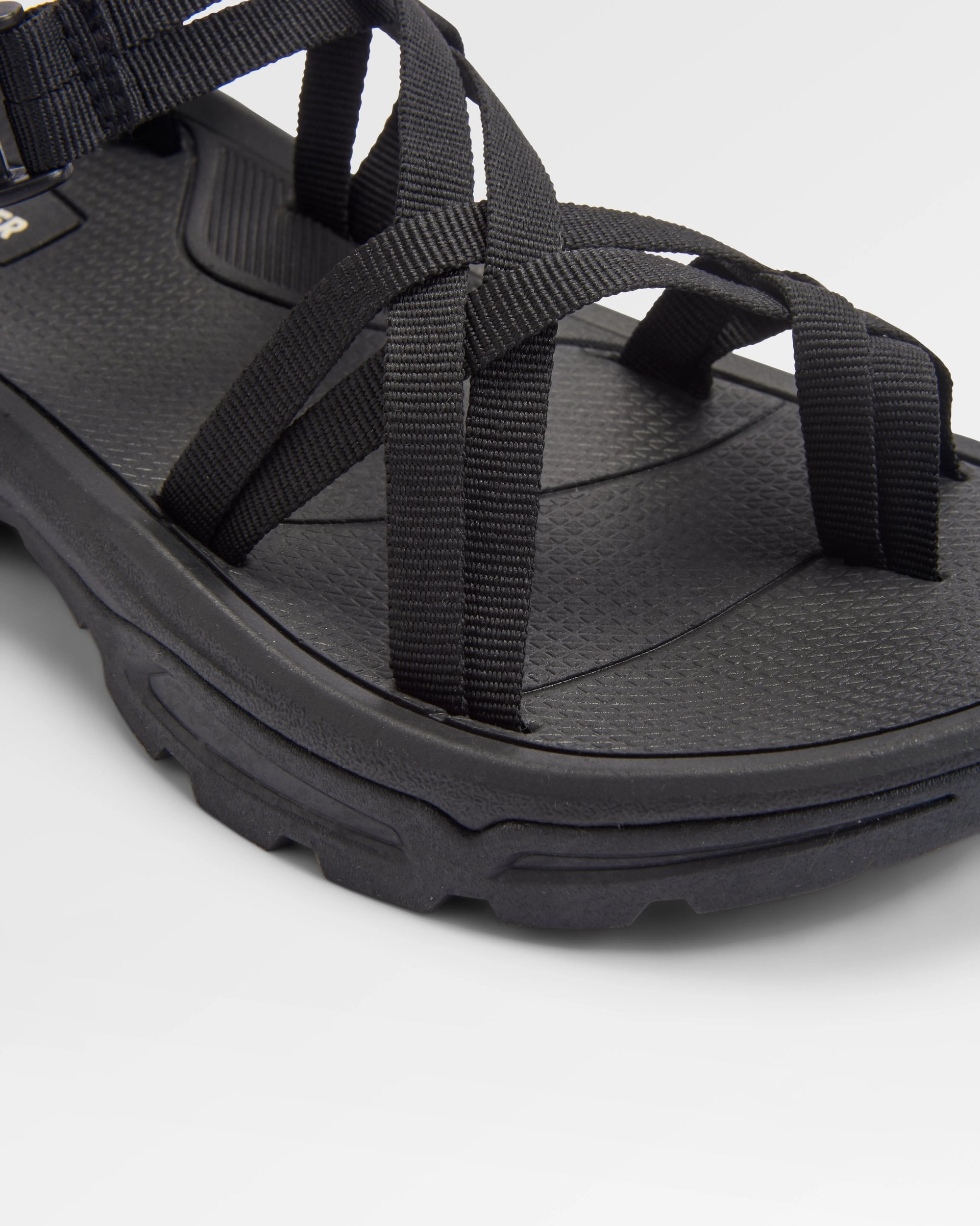 Atlas Roam Sandal - Black - Flatlay