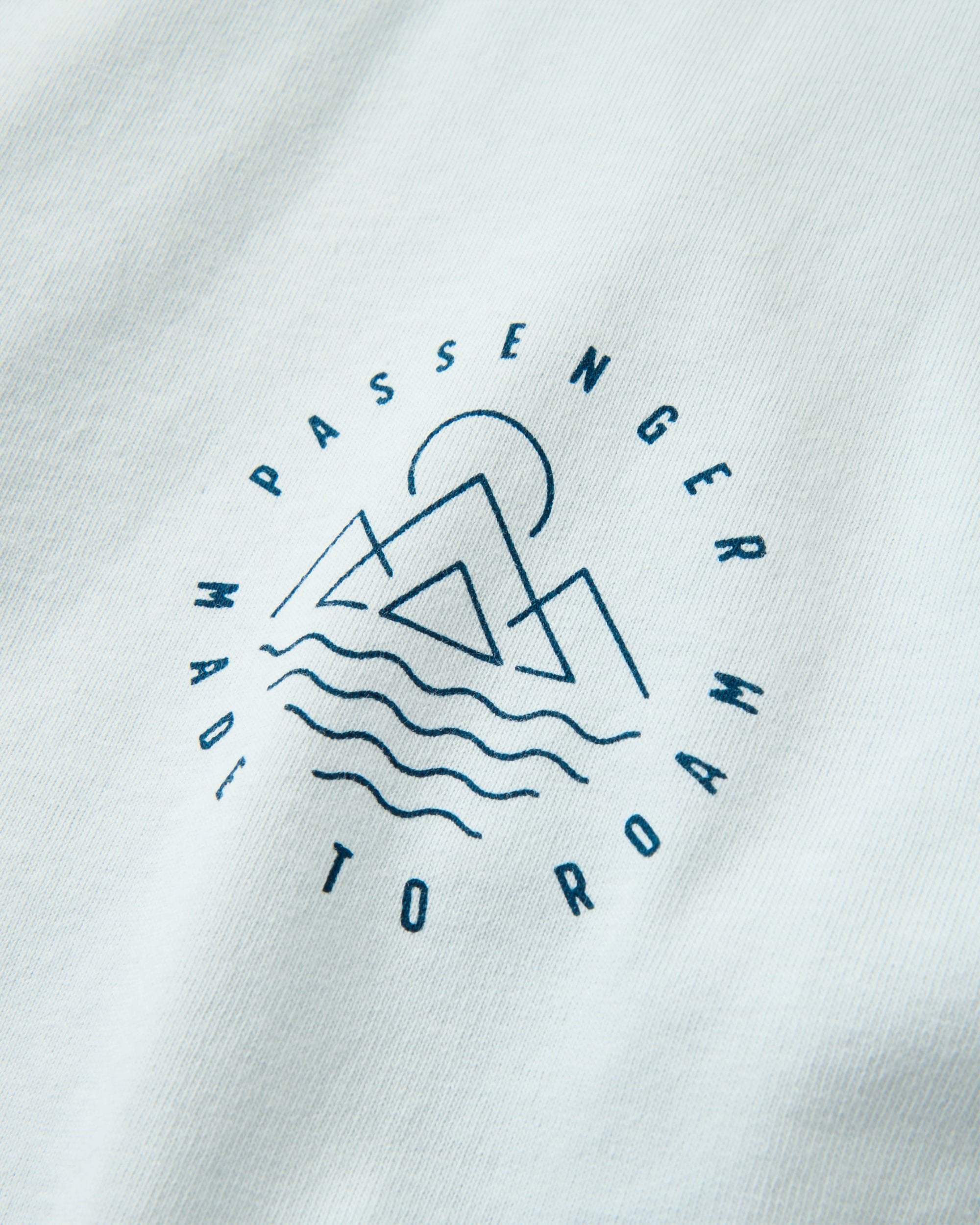 Escapism LS T-Shirt - Grey Blue - Flatlay