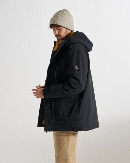 Rainier Waterproof Parka - Black - Studio Model