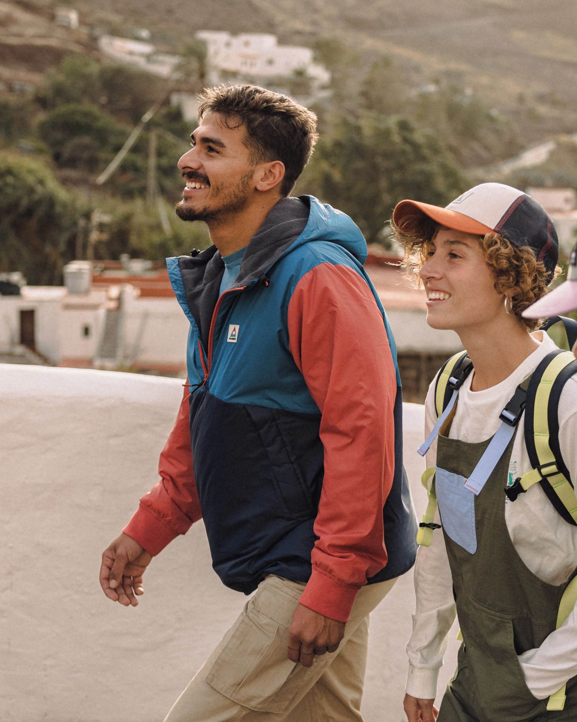 Dusk Recycled Insulated Anorak - Blue Steel - Lifestyle