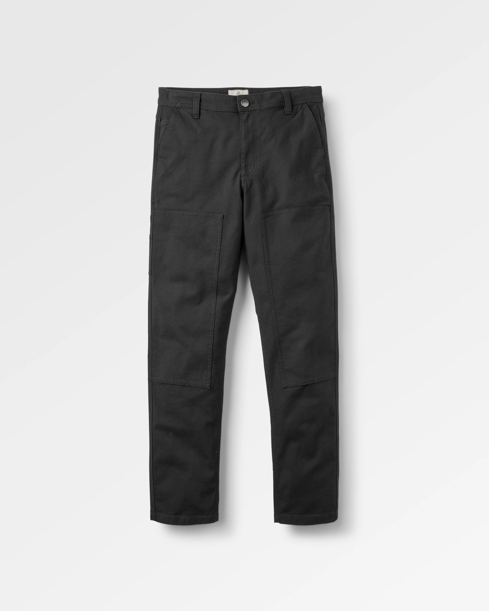 Vantage Cotton Canvas Trouser - Black - Flatlay
