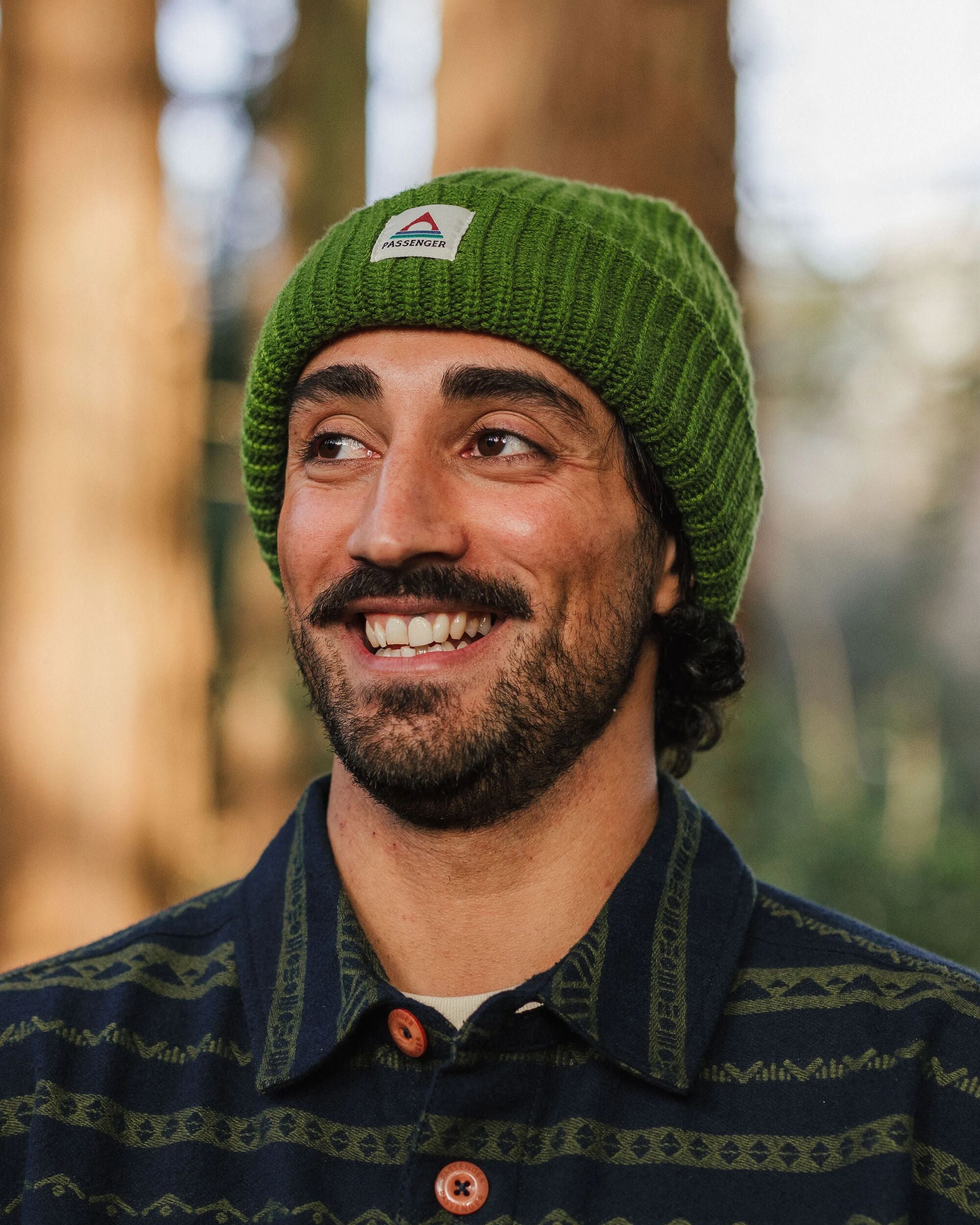 Beechwood Fleece Lined Recycled Beanie - Khaki - Lifestyle - Male