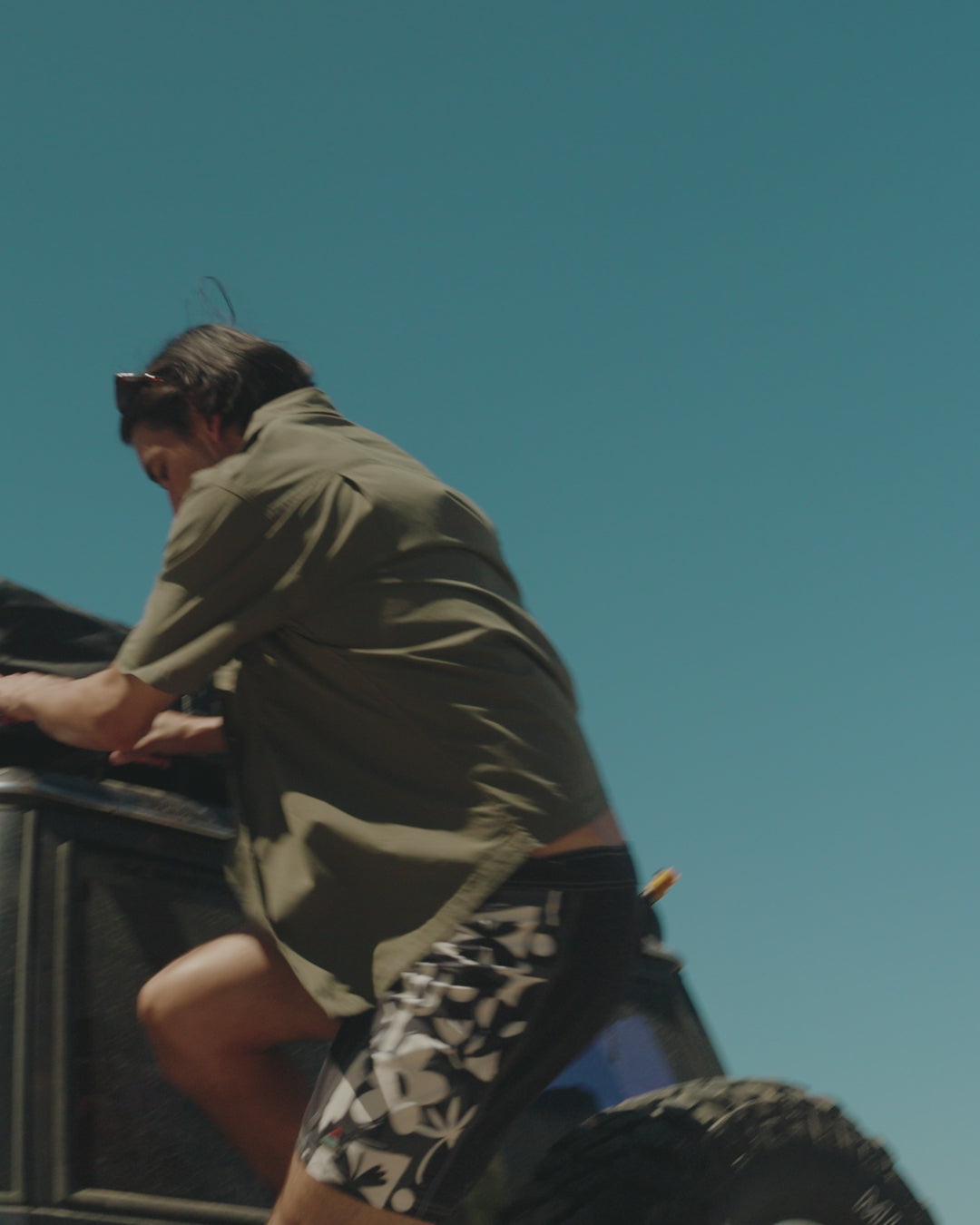 Rialto 16" Boardshort - Black - Lifestyle