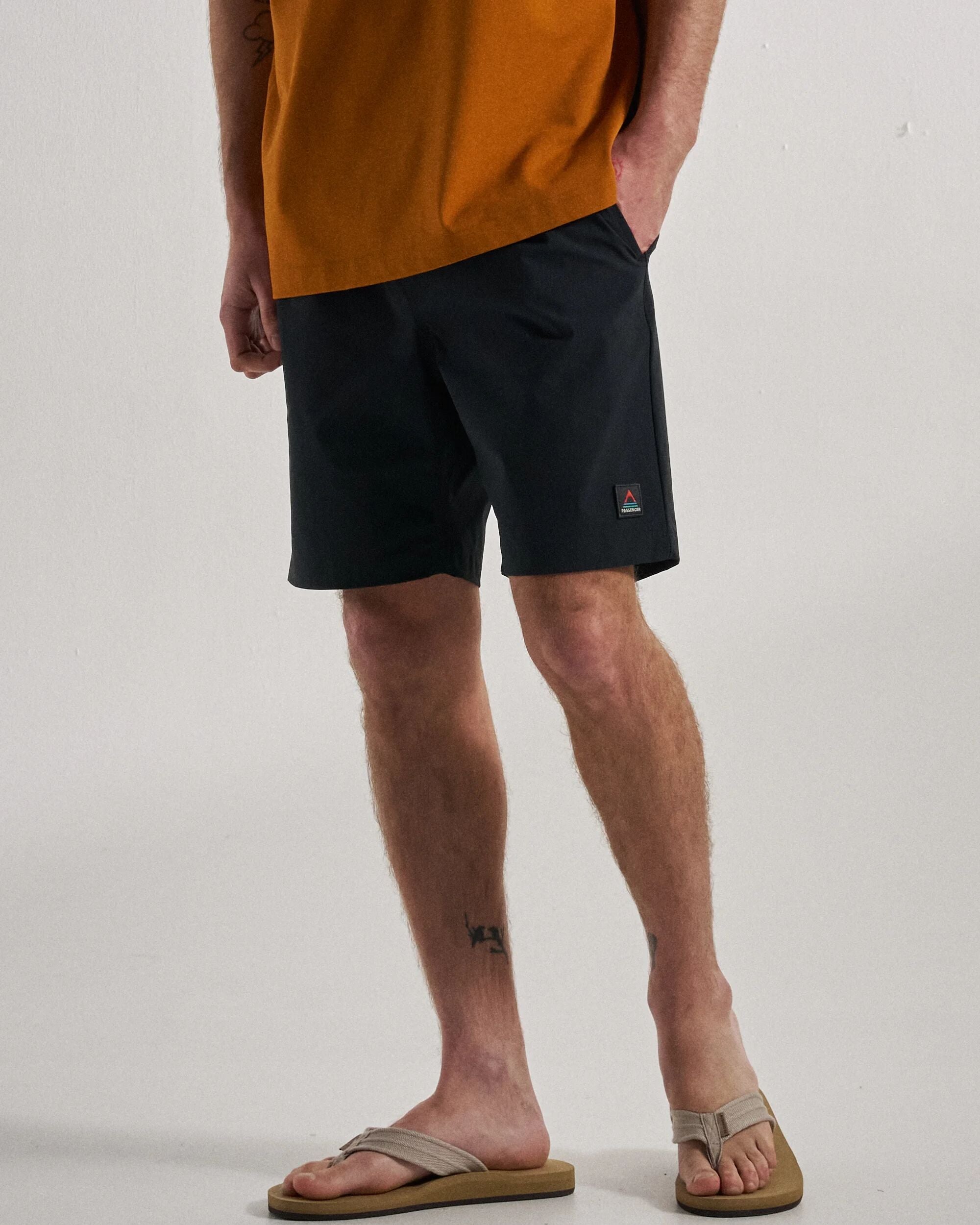 Drifter NetPlus® Beach Linerless Short - Black - Studio Model