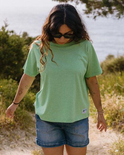 Legacy T-Shirt - True Green Marl - Lifestyle