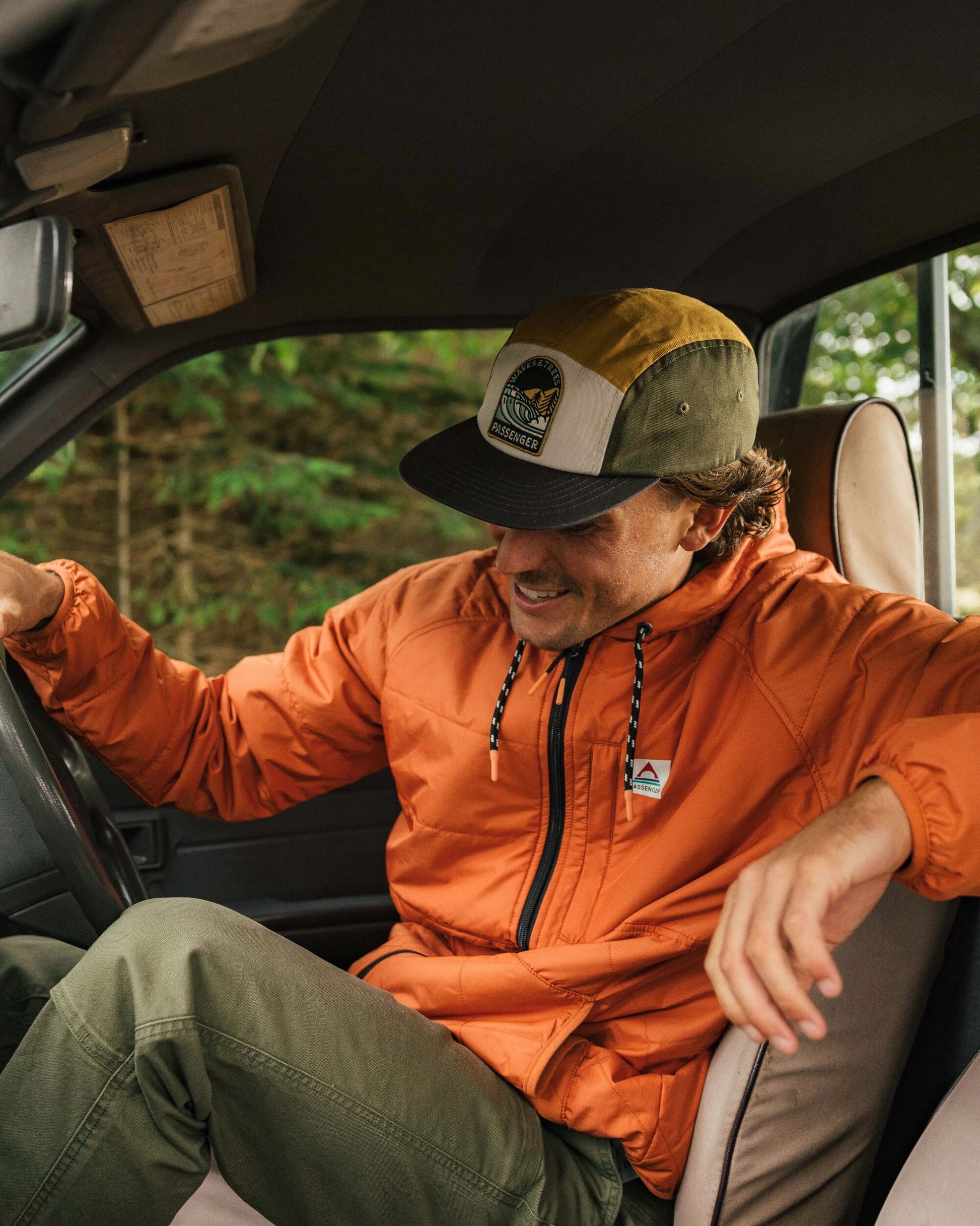 Dylan Recycled Insulated Full Zip Jacket - Burnt Orange