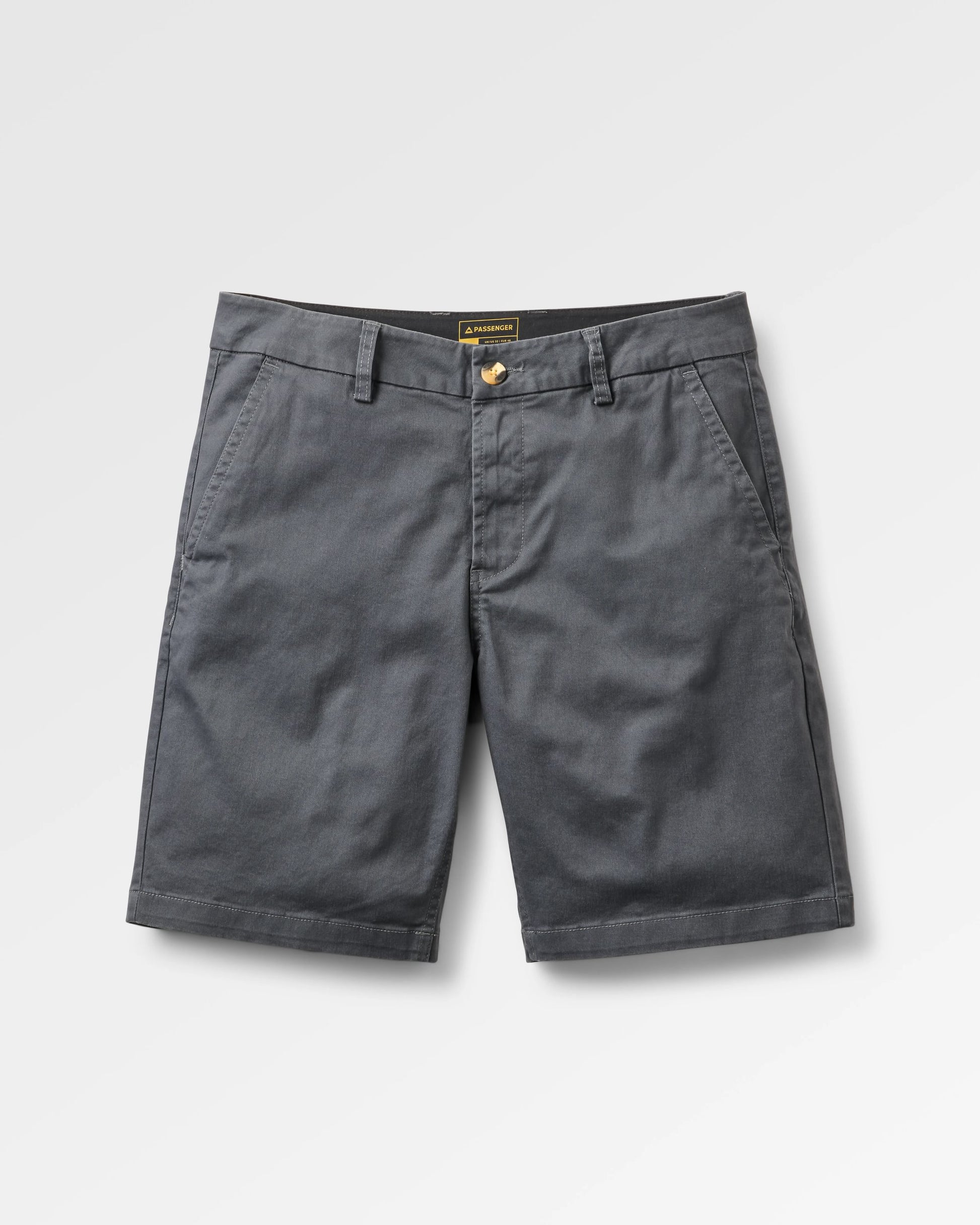 365 Organic Cotton Short - Charcoal - Flatlay
