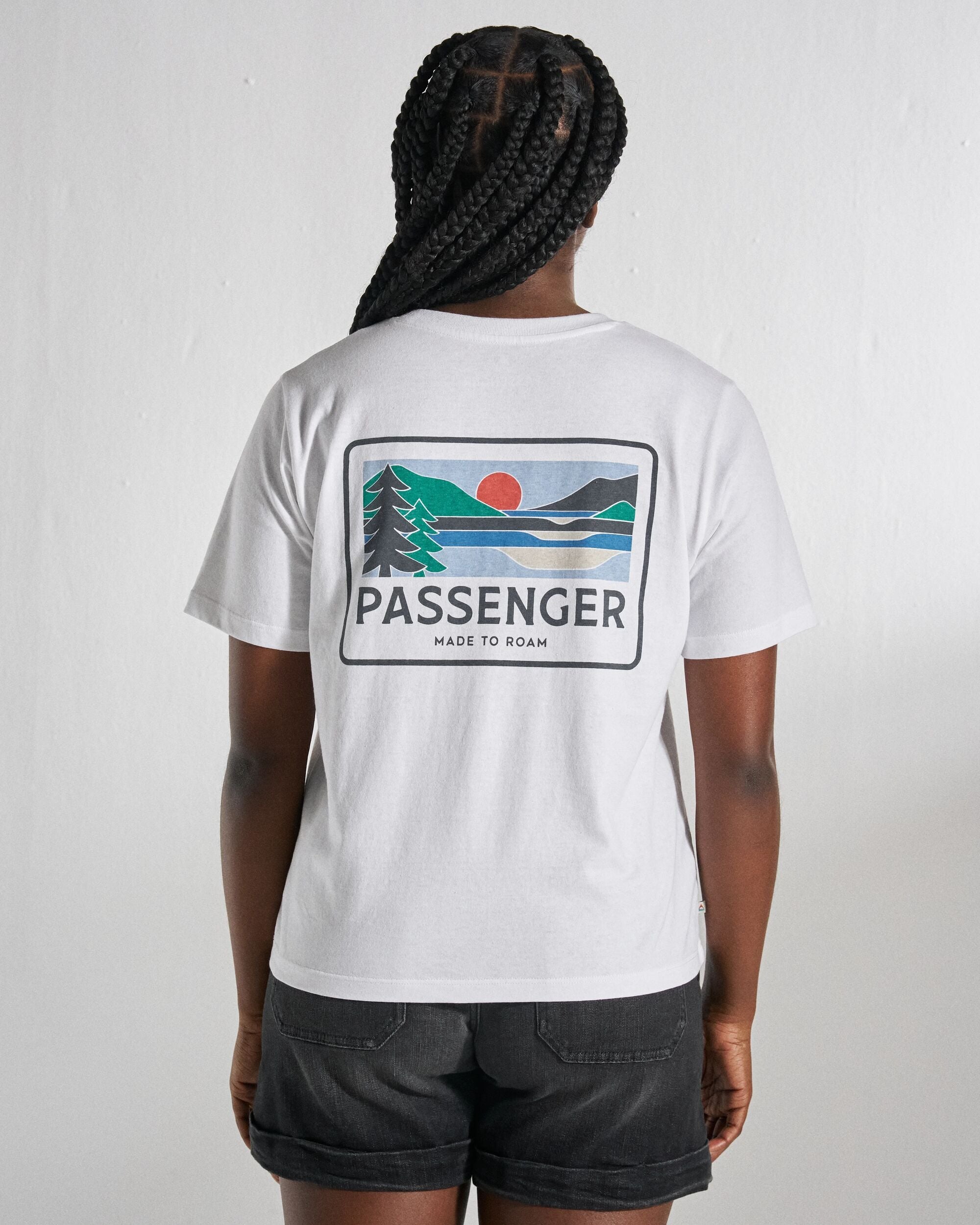 Roamer Women's T-Shirt - White - Studio Model