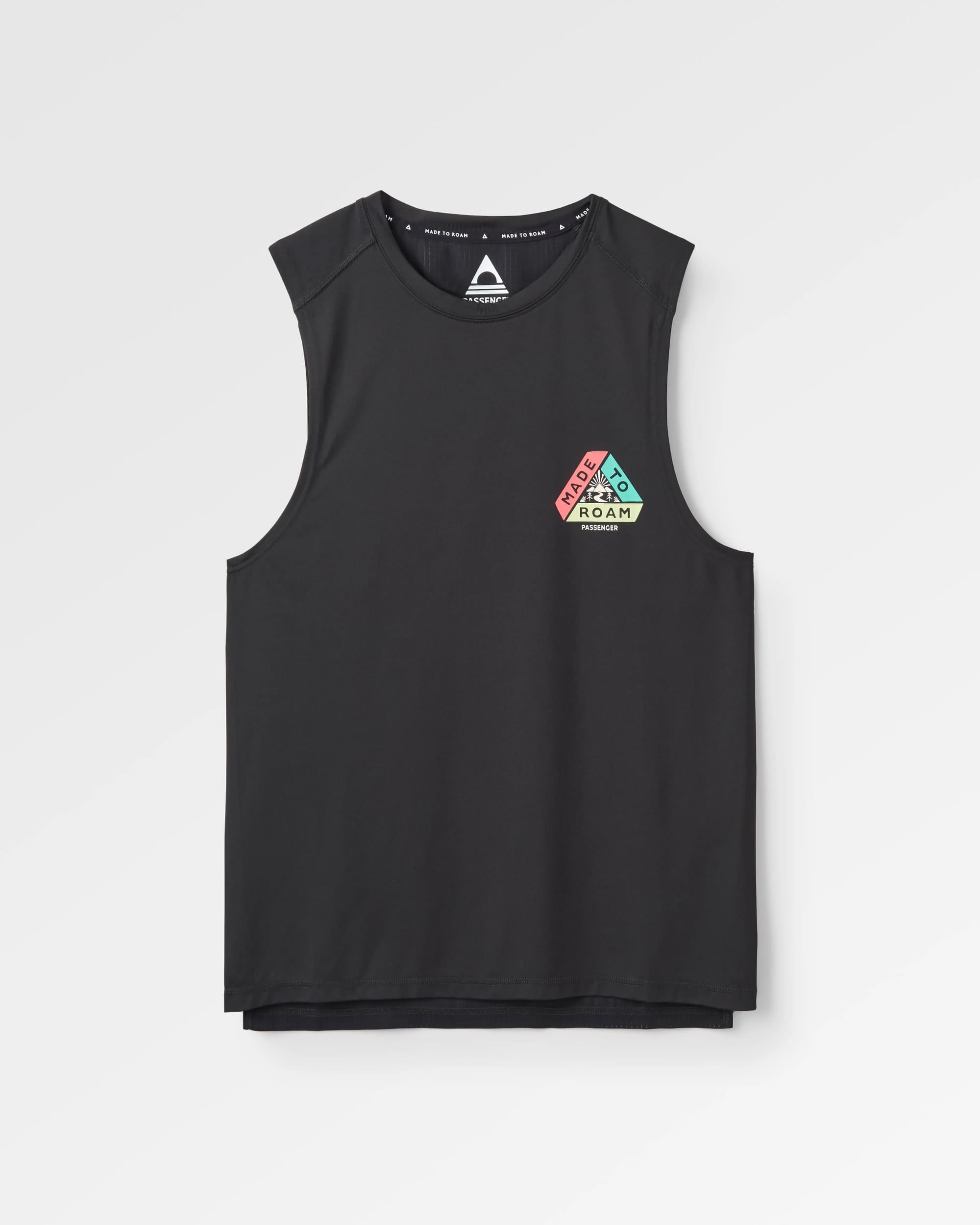 Boardwalk Active Recycled Vest - Black - Flatlay