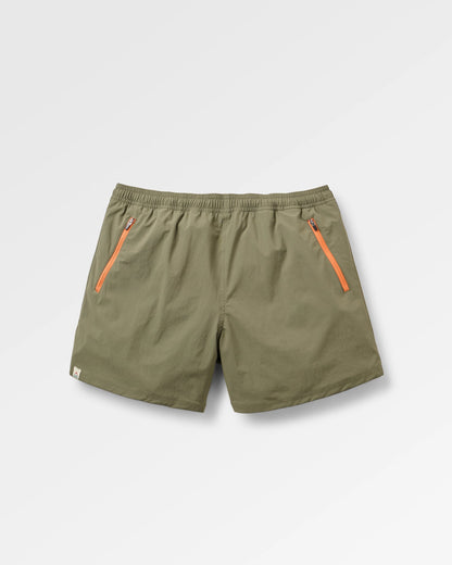 Flaris Longer Line Short - Dusty Olive - Flatlay