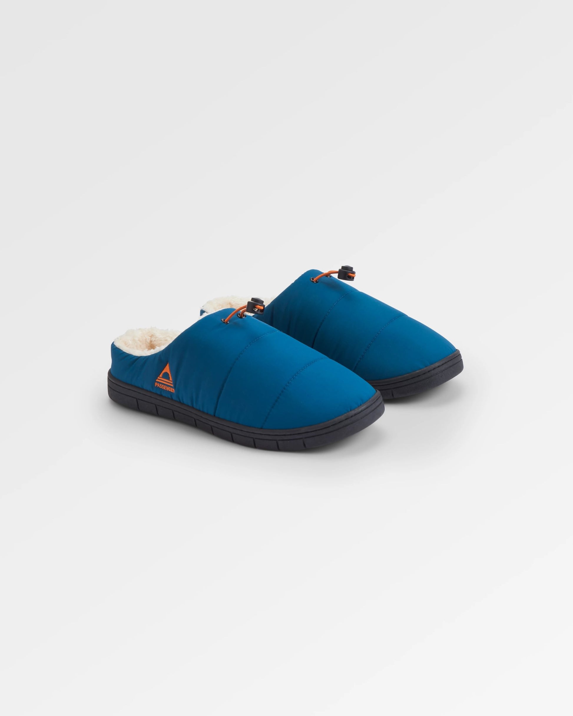 Step Out Men's Slipper - Tidal Blue - Flatlay