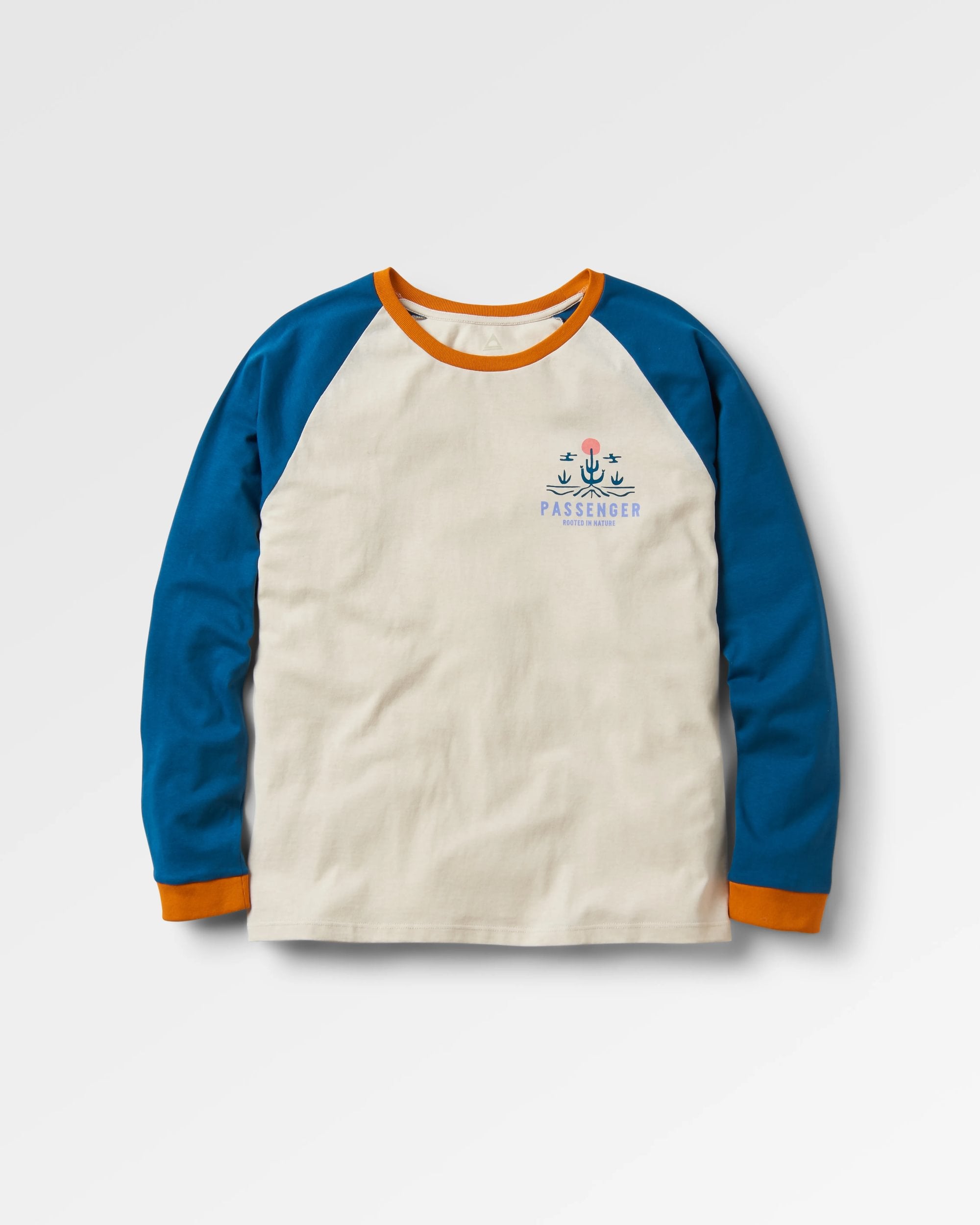 Riser Recycled Cotton LS T-Shirt - Birch - Flatlay