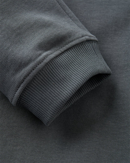 Papercut Recycled Sweatshirt - Black - Flatlay