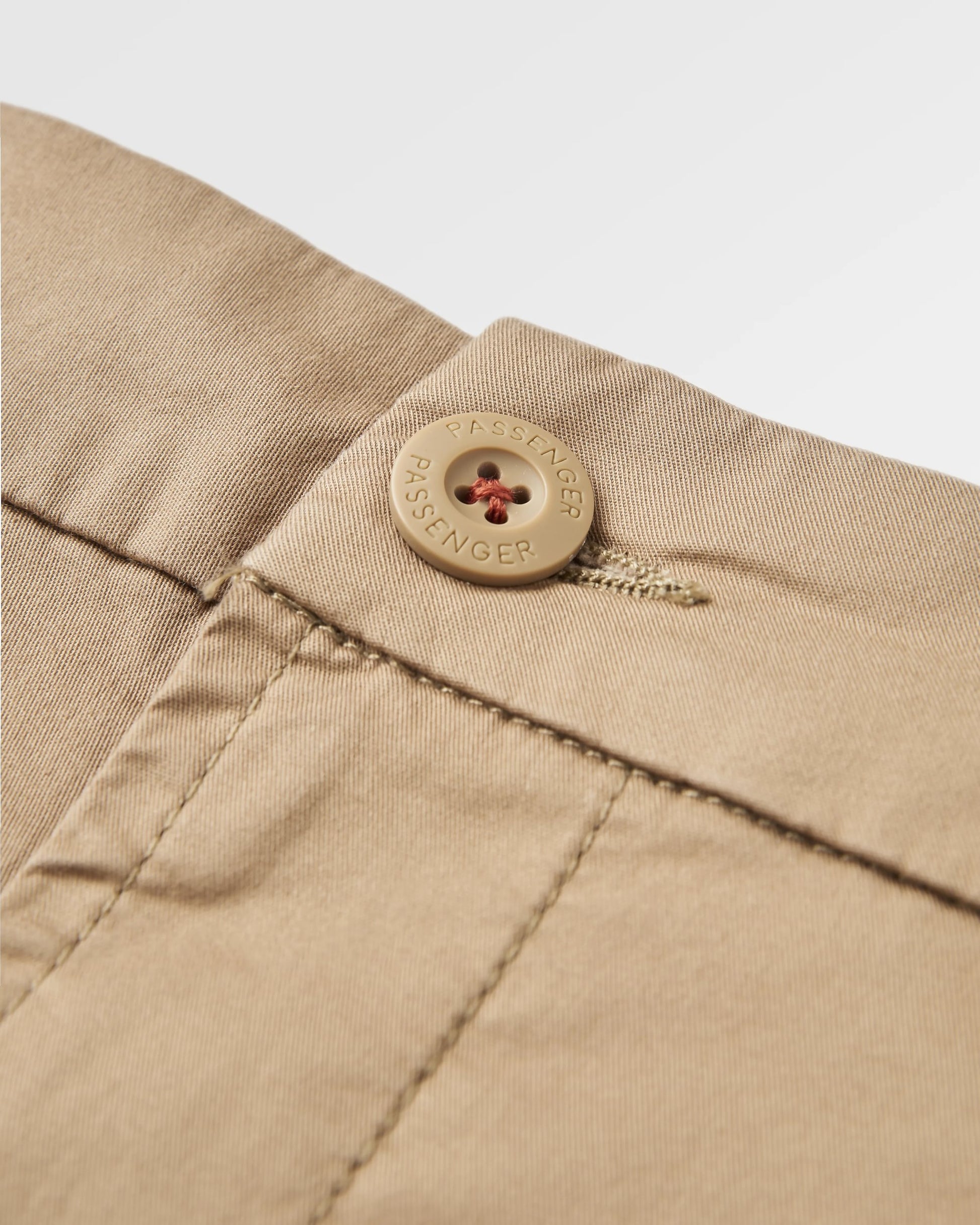 365 Light Organic Cotton Shorts - Biscuit - Flatlay