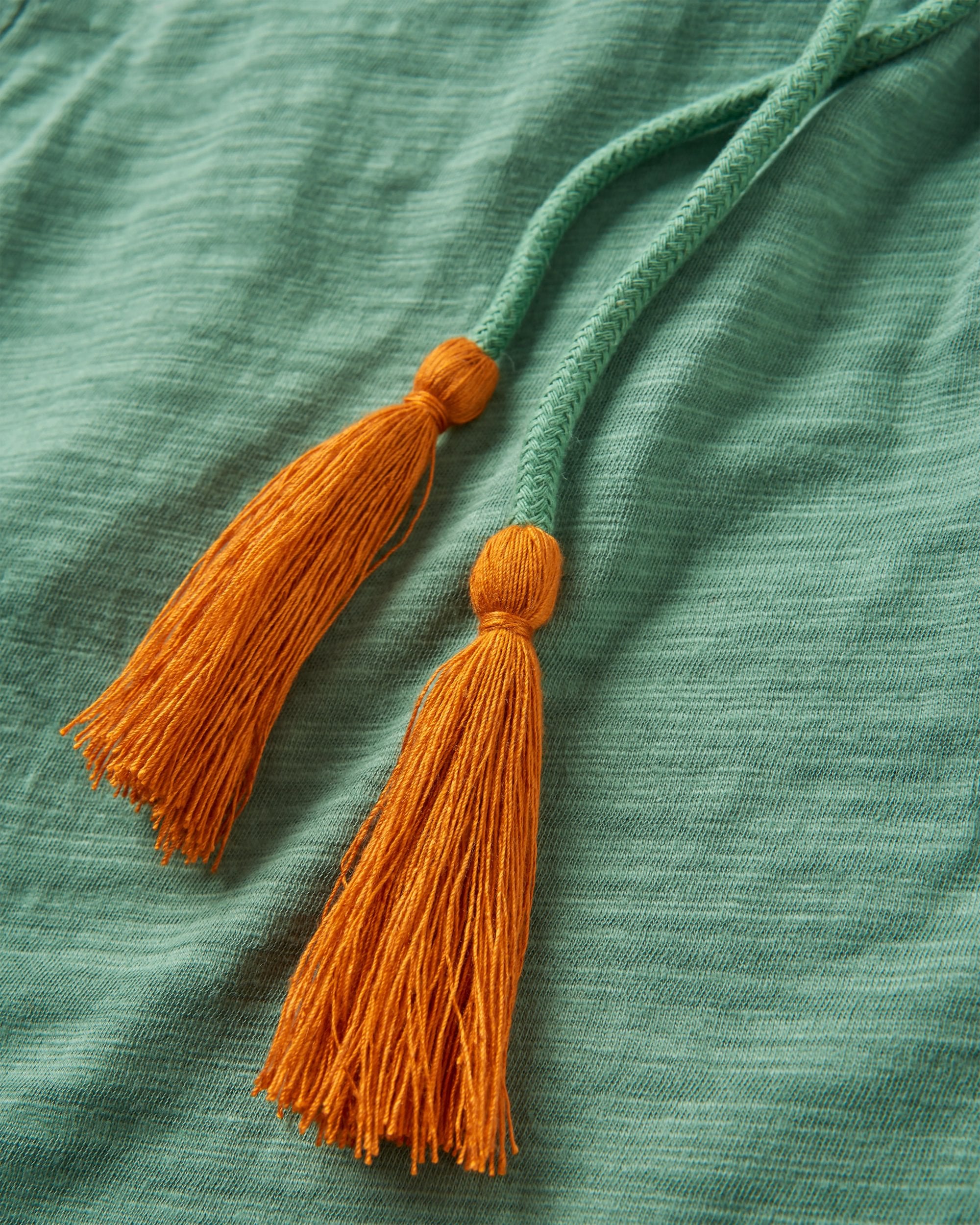 Eva Recycled Cotton Jumpsuit - Dark Ivy - Flatlay