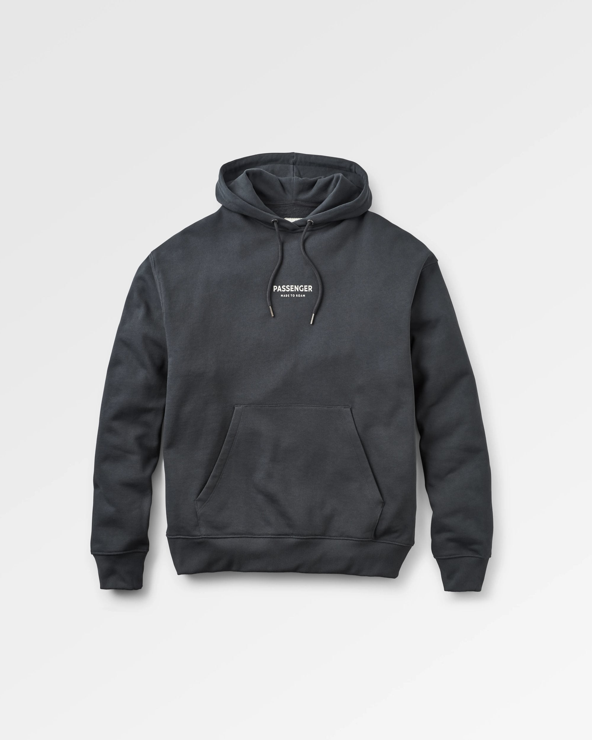 Passenger Relaxed Fit Hoodie - Black - Flatlay