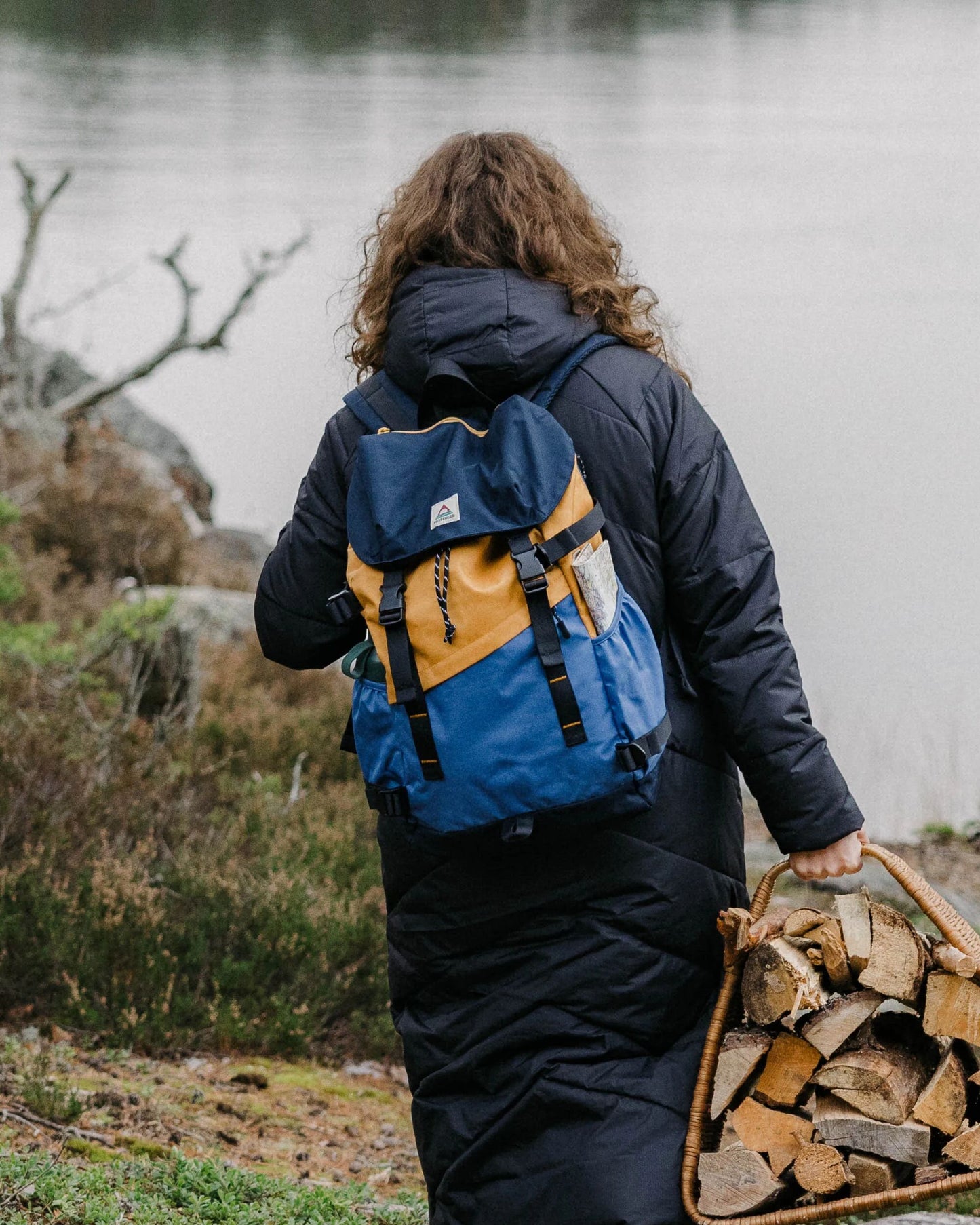 Womens_Boondocker Recycled 26L Backpack - Honey/Dark Denim/Rich Navy