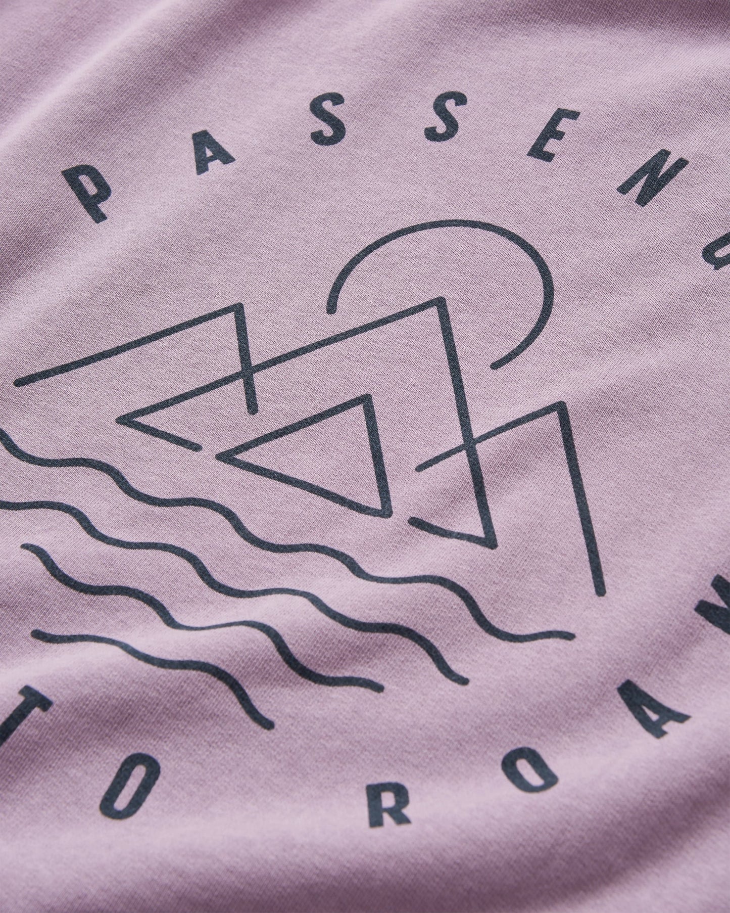 Escapism Sweatshirt - Dusty Lilac - Flatlay