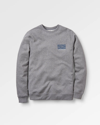 Yuca Recycled Cotton Sweatshirt - Dark Grey Marl