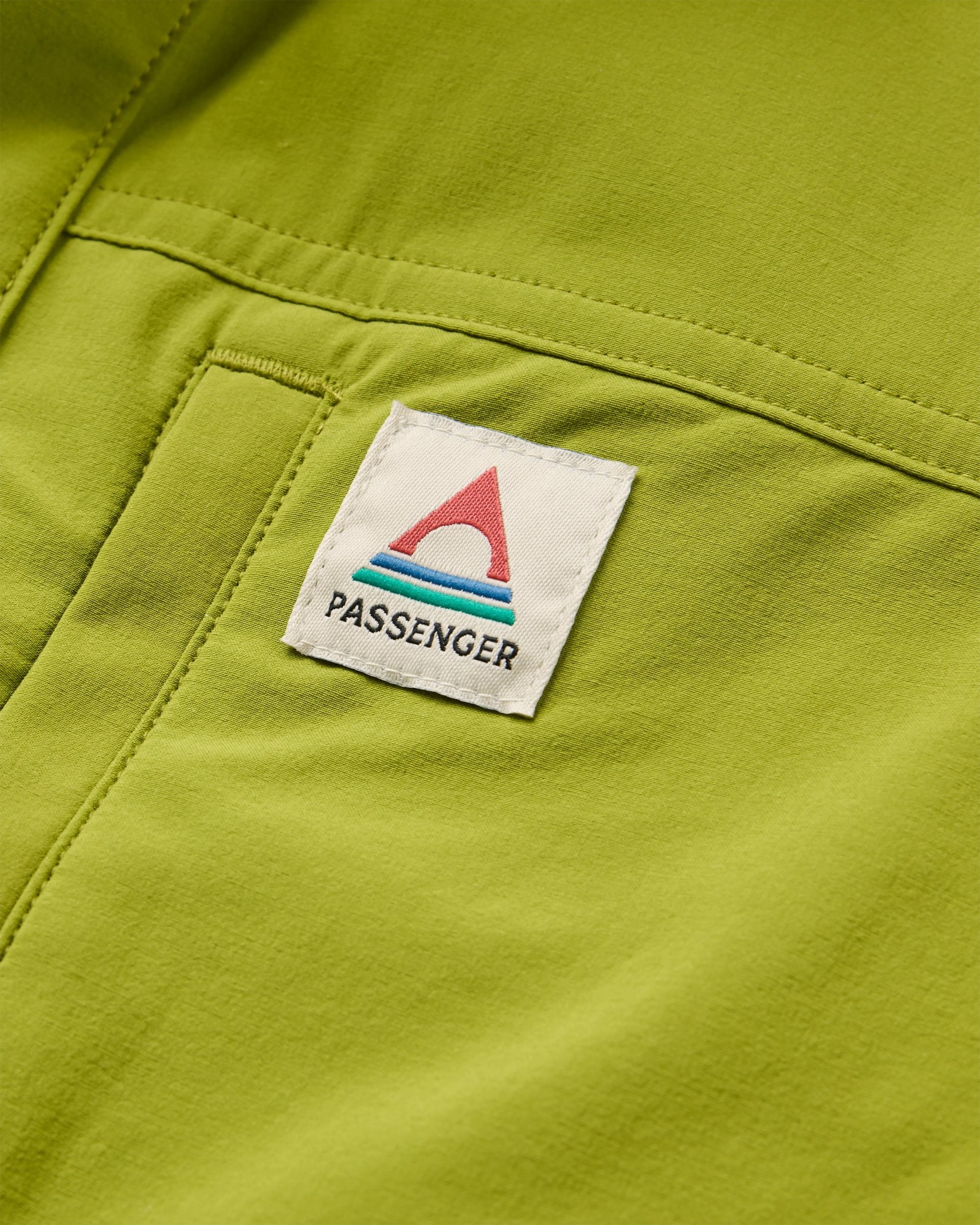 Traveller Short Sleeve Stretch Shirt 2.0 - Tea Green - Flatlay