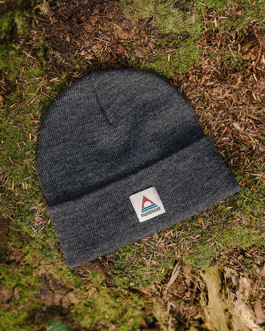 Core Recycled Low-Top Beanie - Charcoal