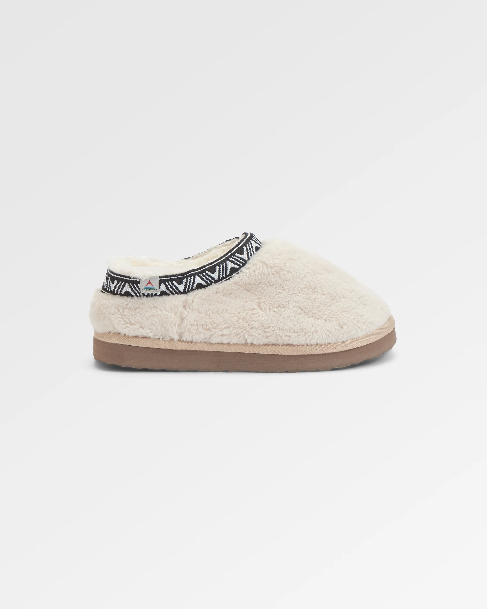 Ember Sherpa Fleece Slipper - Birch - Flatlay