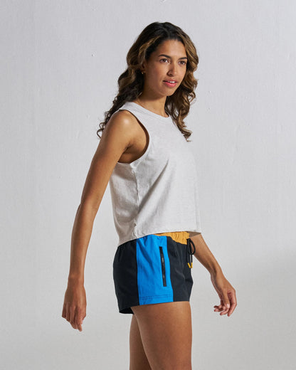 Legacy Vest - Light Grey Marl - Studio Model