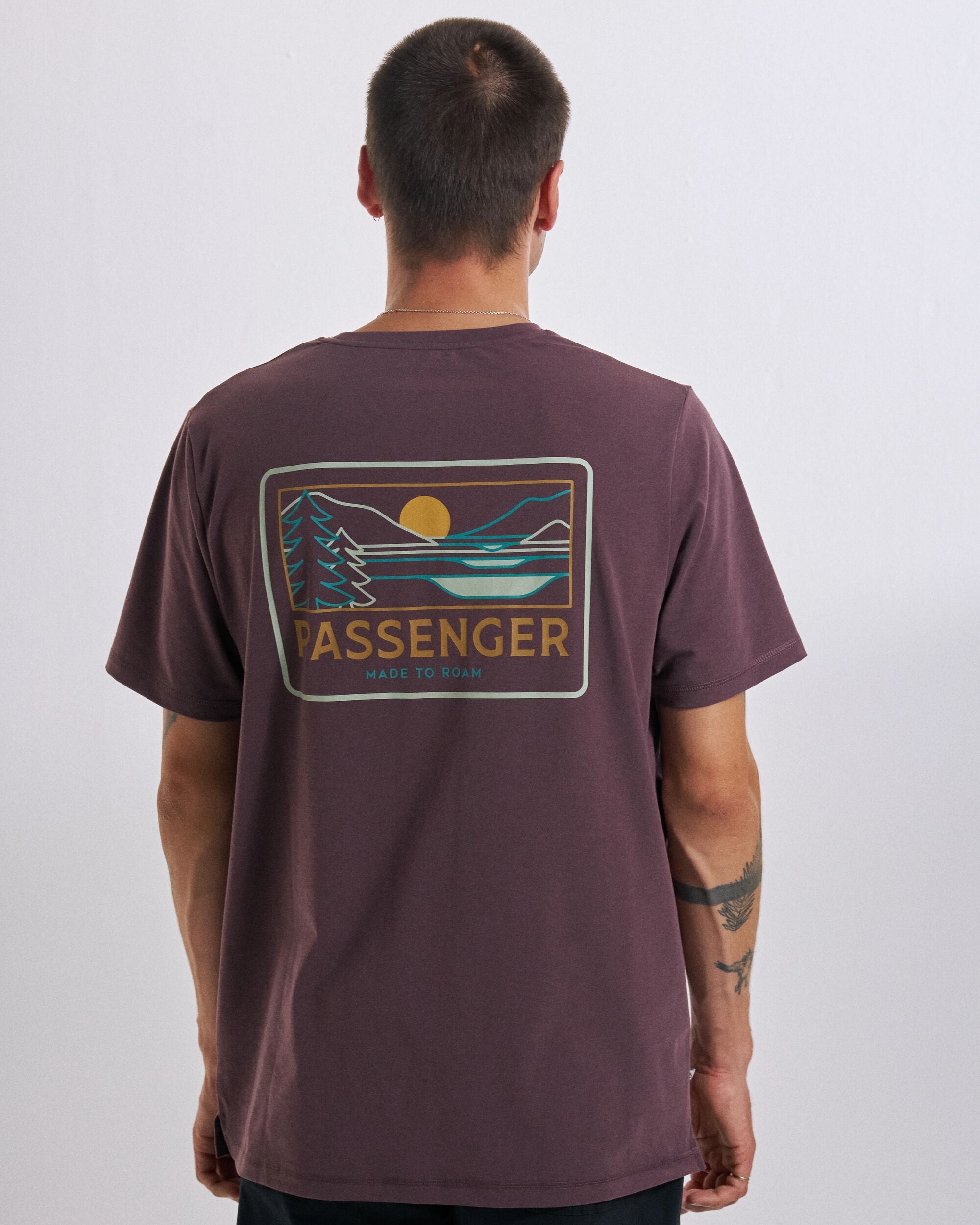 Roamer Men's Drirelease® Active T-Shirt - Brambleberry - Studio Model