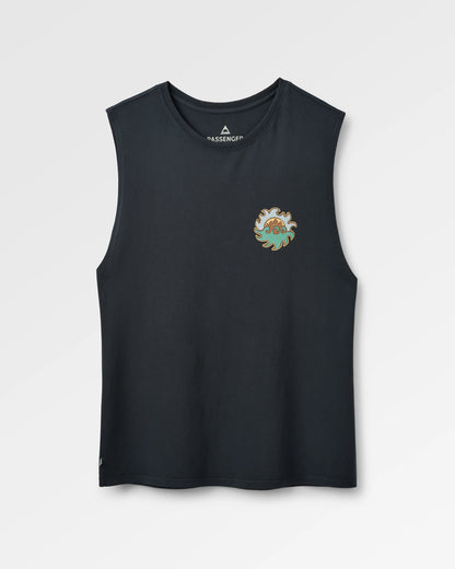 Dune Vest - Black - Flatlay