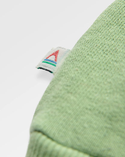 Dune Hoodie - Stem Green Marl - Flatlay