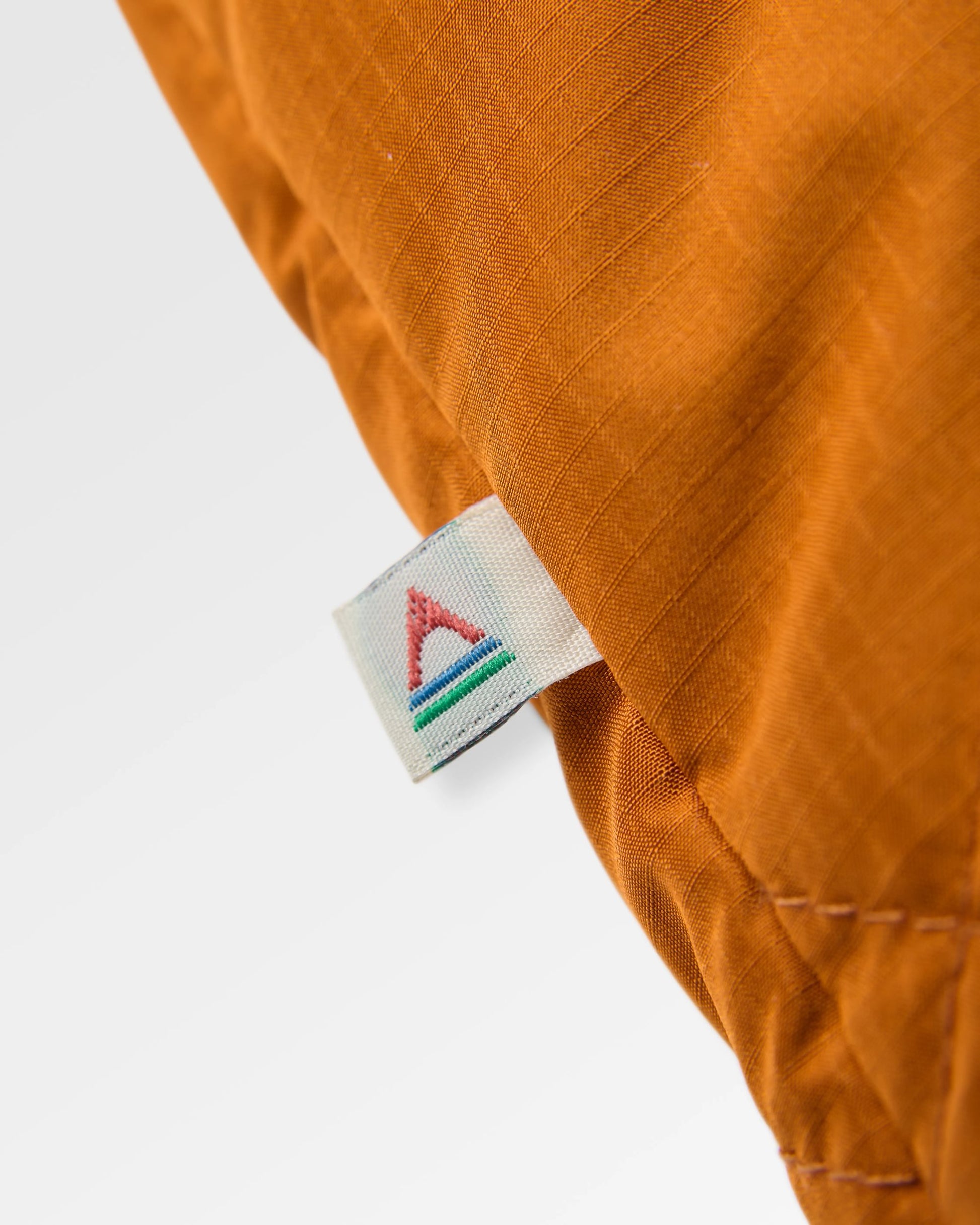 Oceanic Recycled Insulated 1/2 Zip Jacket - Black/Retro Orange  - Flatlay
