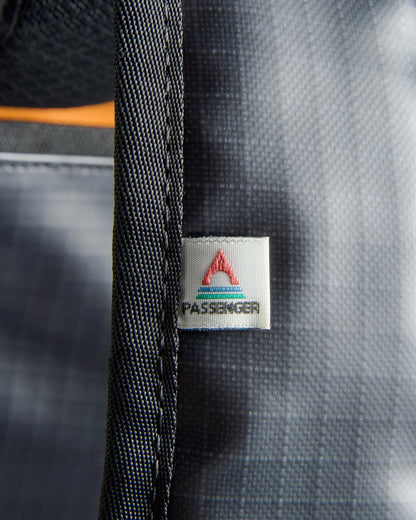 Roamer Recycled 80L Duffel Bag - Phantom Black - Flatlay