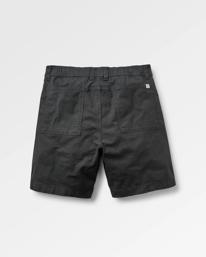 Kimmer Ripstop Cotton Short - Black - Flatlay