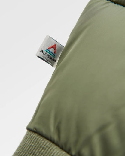 Inspire Recycled Insulated Vest - Dusty Olive - Flatlay