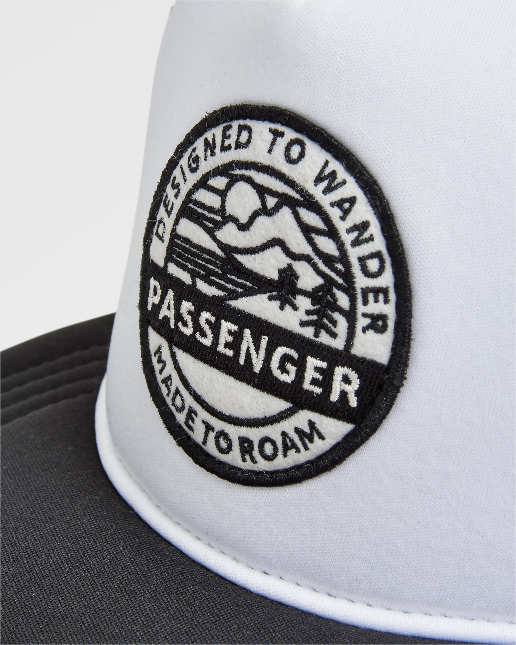 Odyssey Active Trucker Cap - Phantom Black - Flatlay