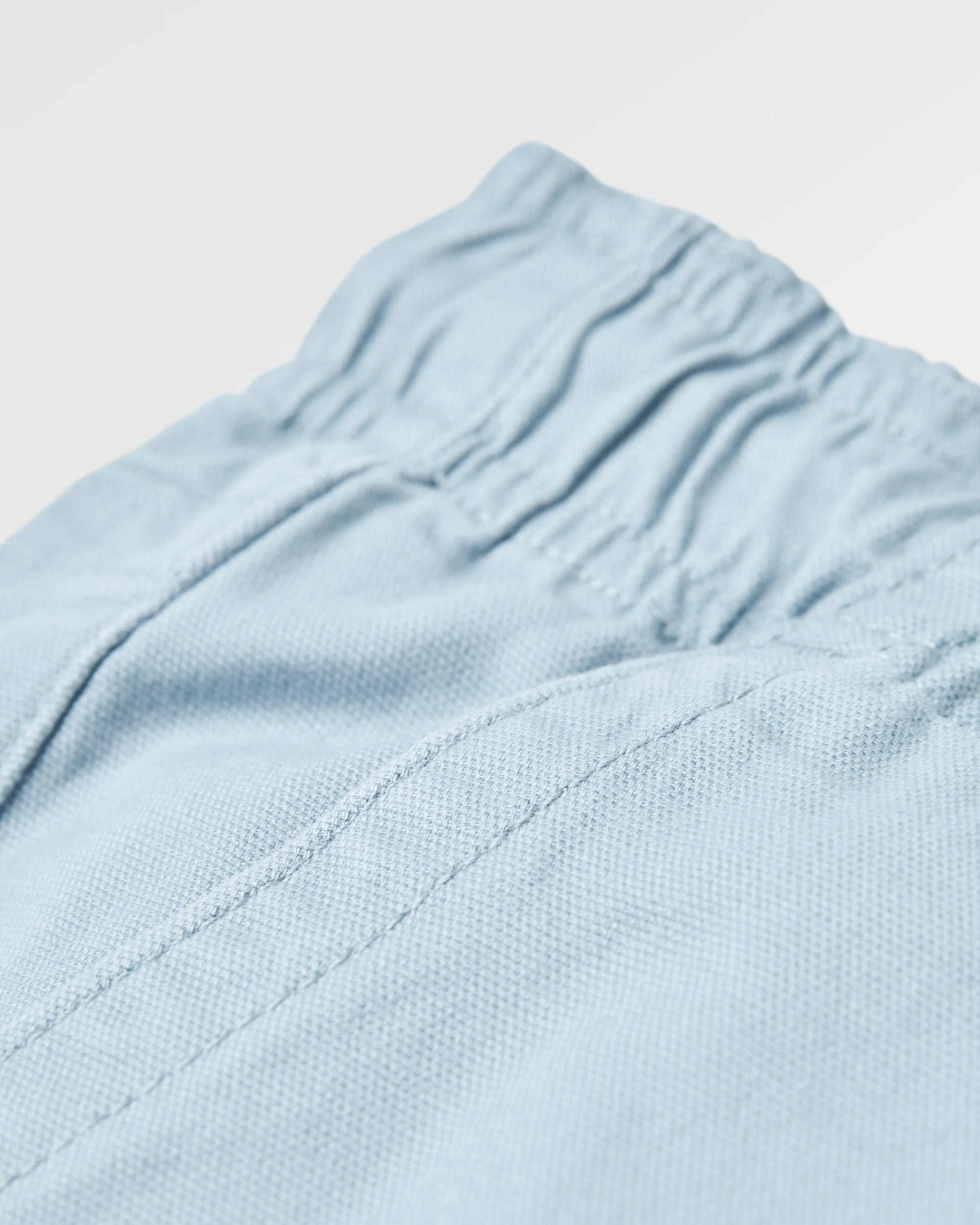 Drifter Organic Cotton Short - Faded Denim - Flatlay