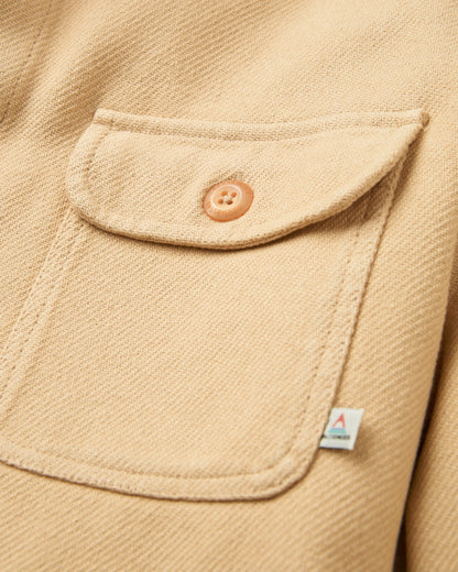 Island Heavy Twill Shirt - Stone