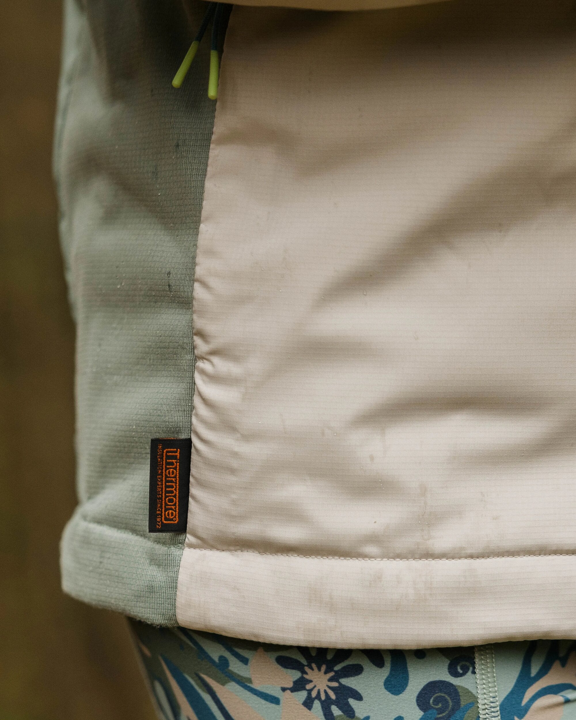 Shasta Lightweight Recycled Thermore® Insulated Jacket - Pistachio/Blue Steel - Lifestyle