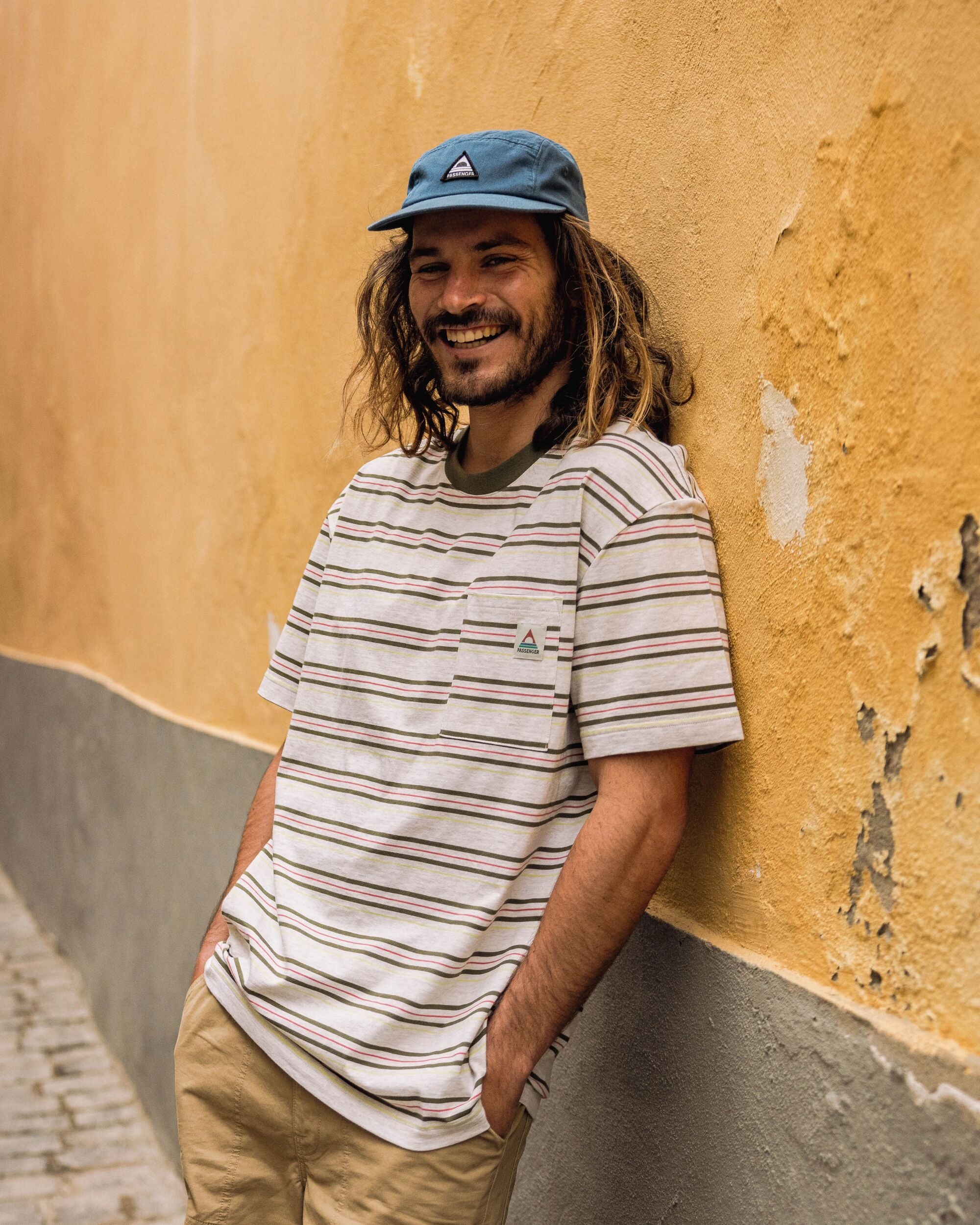 Fixie Recycled 5 Panel Cap - Tidal Blue - Lifestyle - Male