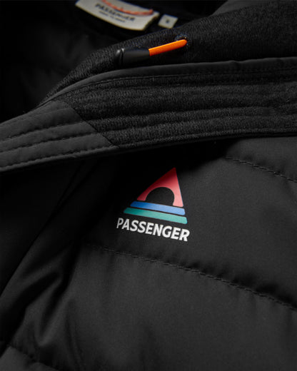 Northstar Down Recycled Jacket - Black - Flatlay