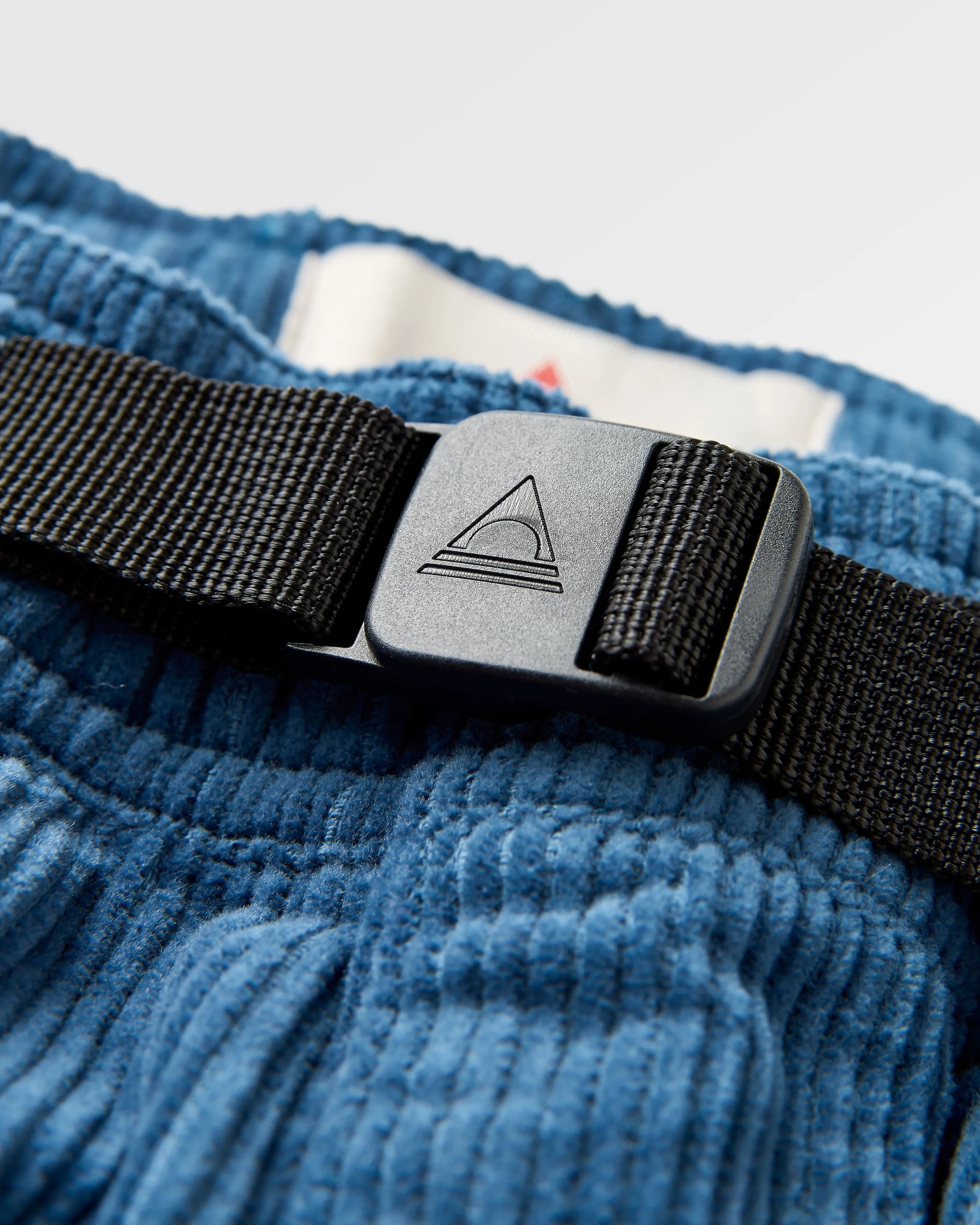 Shack Cord Short - Dark Denim - Flatlay