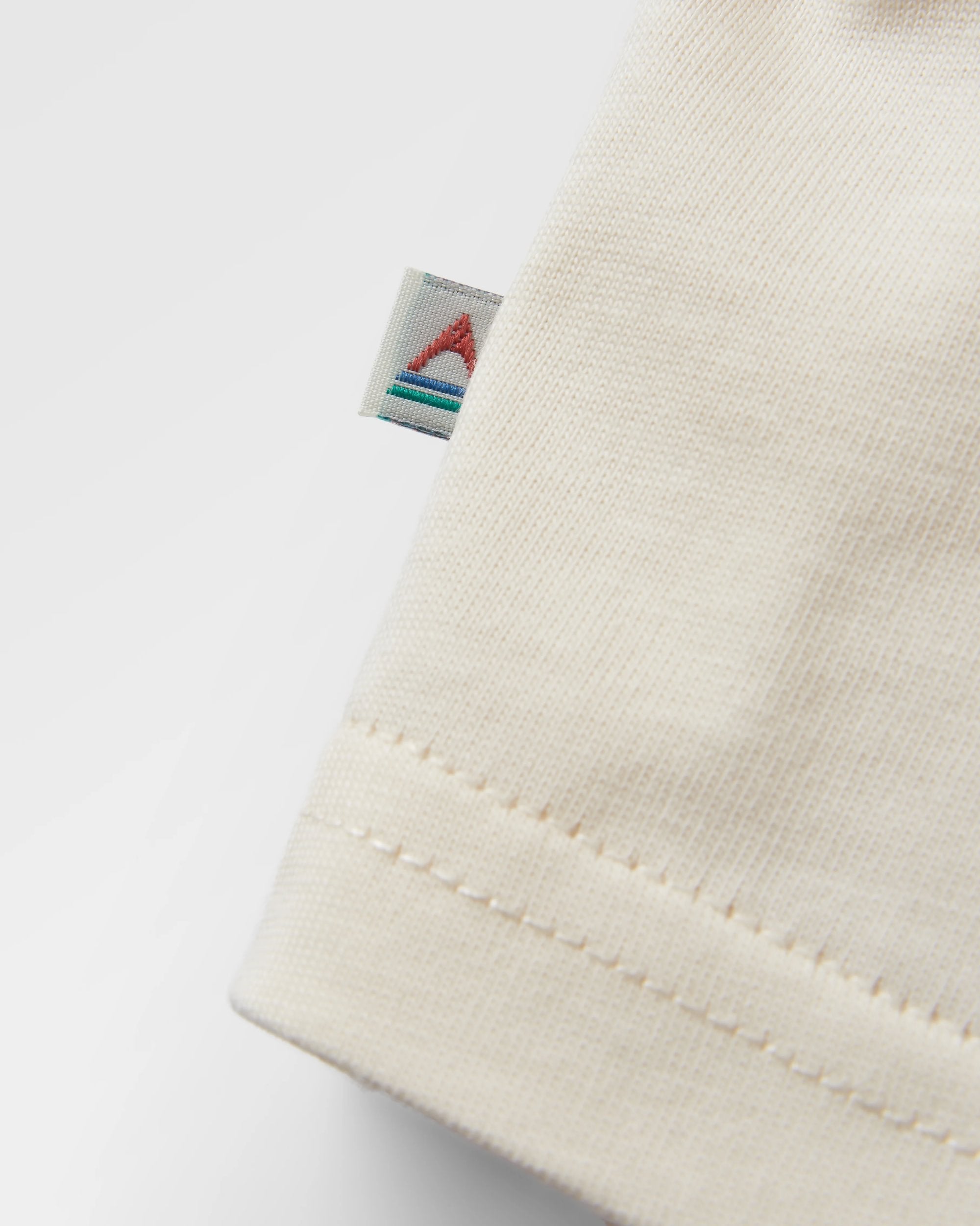 Waves & Trees Organic Cotton T-Shirt - Birch - Flatlay