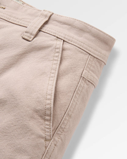 Vantage Cotton Canvas Short - Simply Taupe - Flatlay
