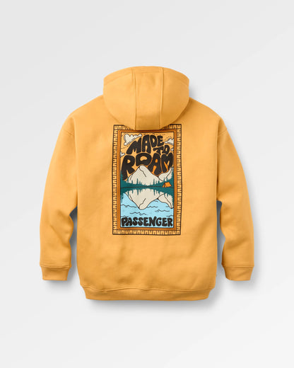 Reflect Full Zip Hoodie - Spruce Yellow - Flatlay