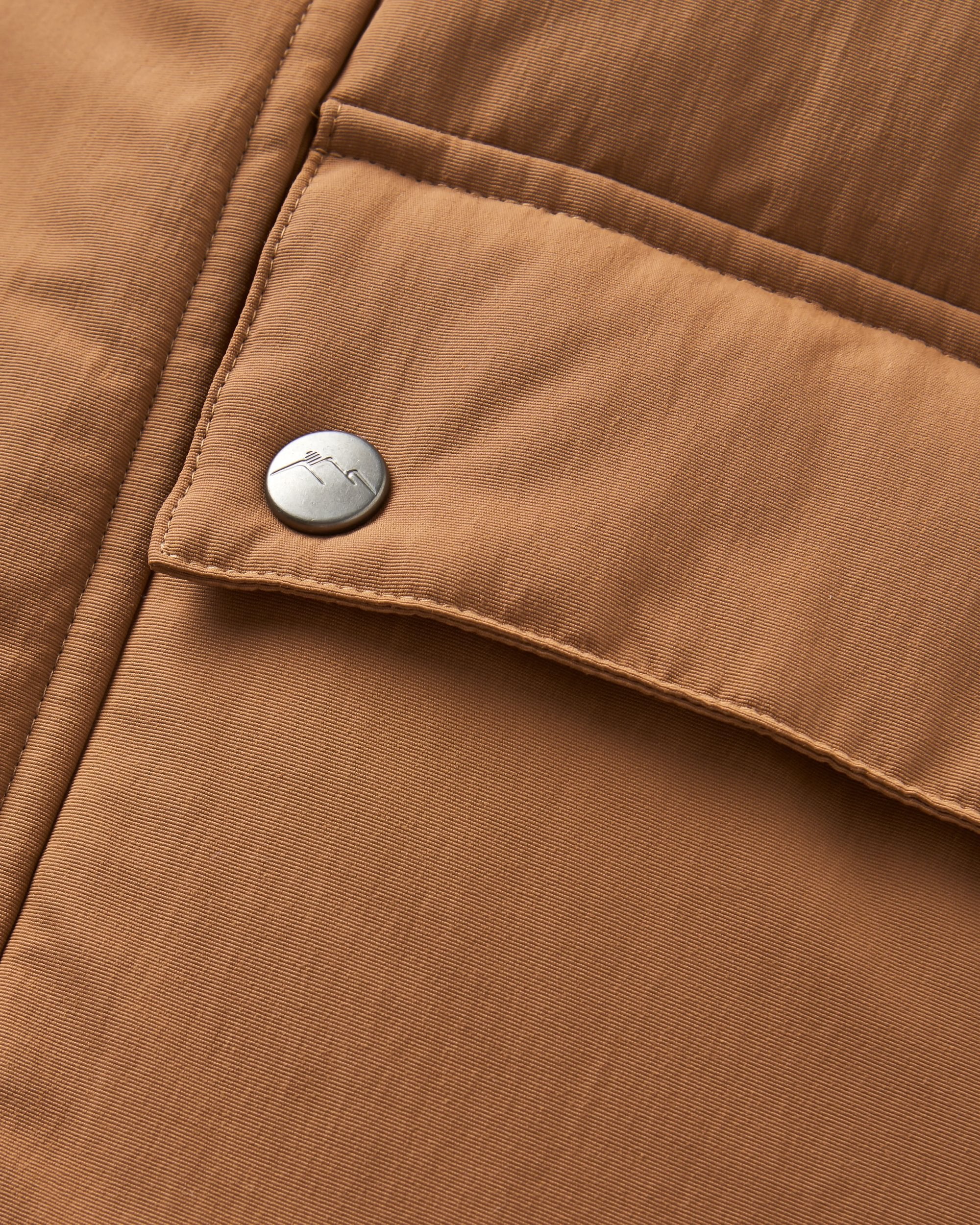 Grounded Insulated Jacket - Toffee - Flatlay